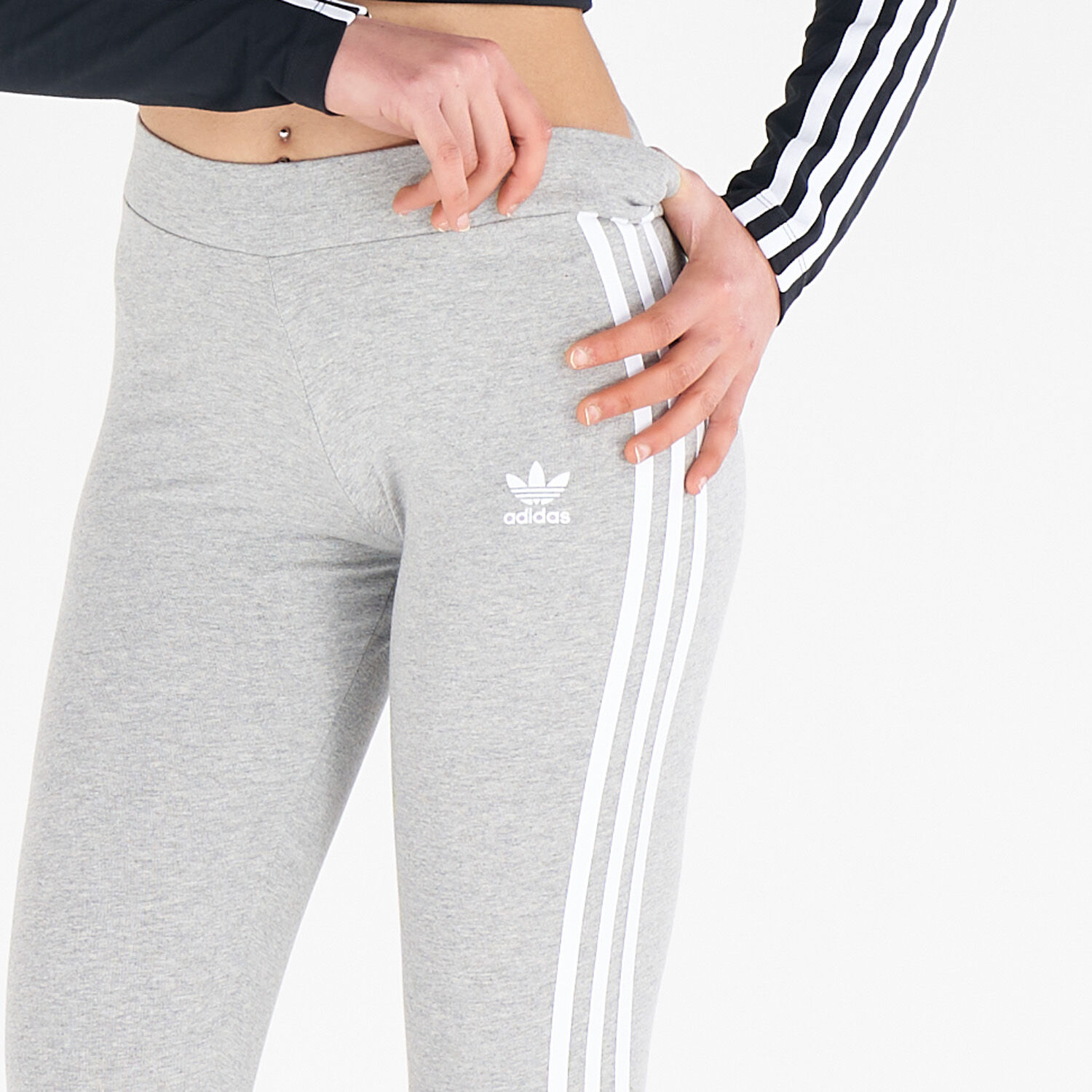 Leggings discount adidas grigio
