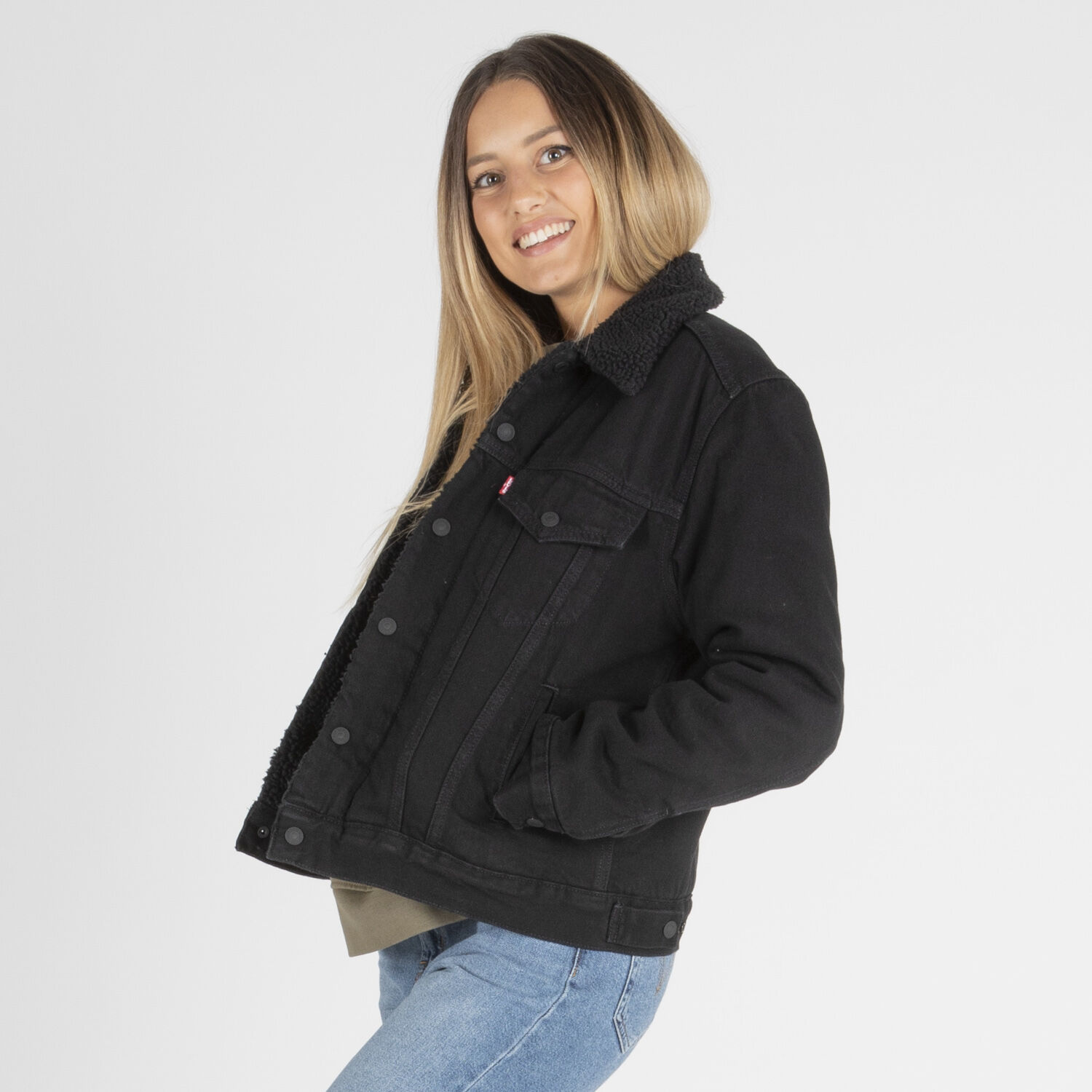 Levis sherpa discount nero