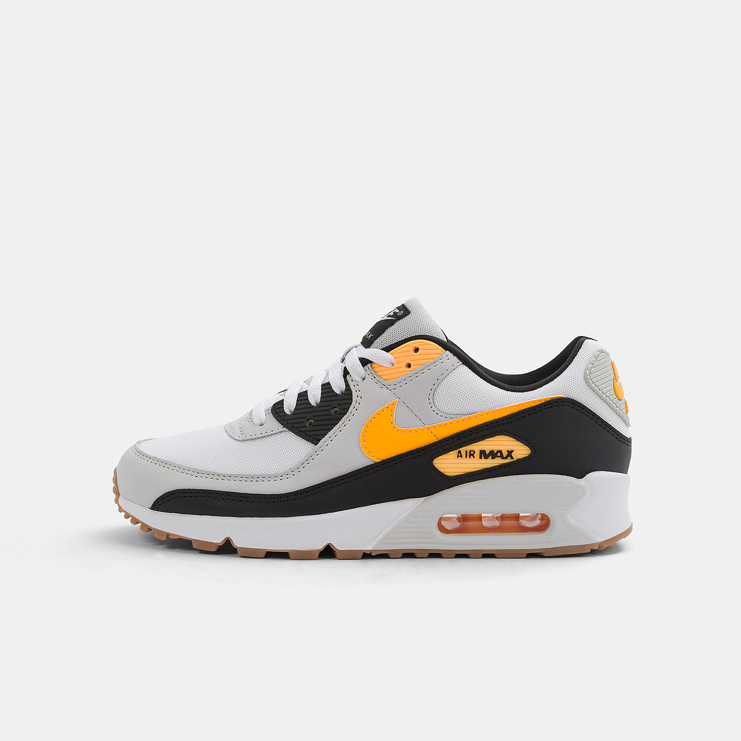 Nike Air Max 90 bianche nere e gialle AW LAB