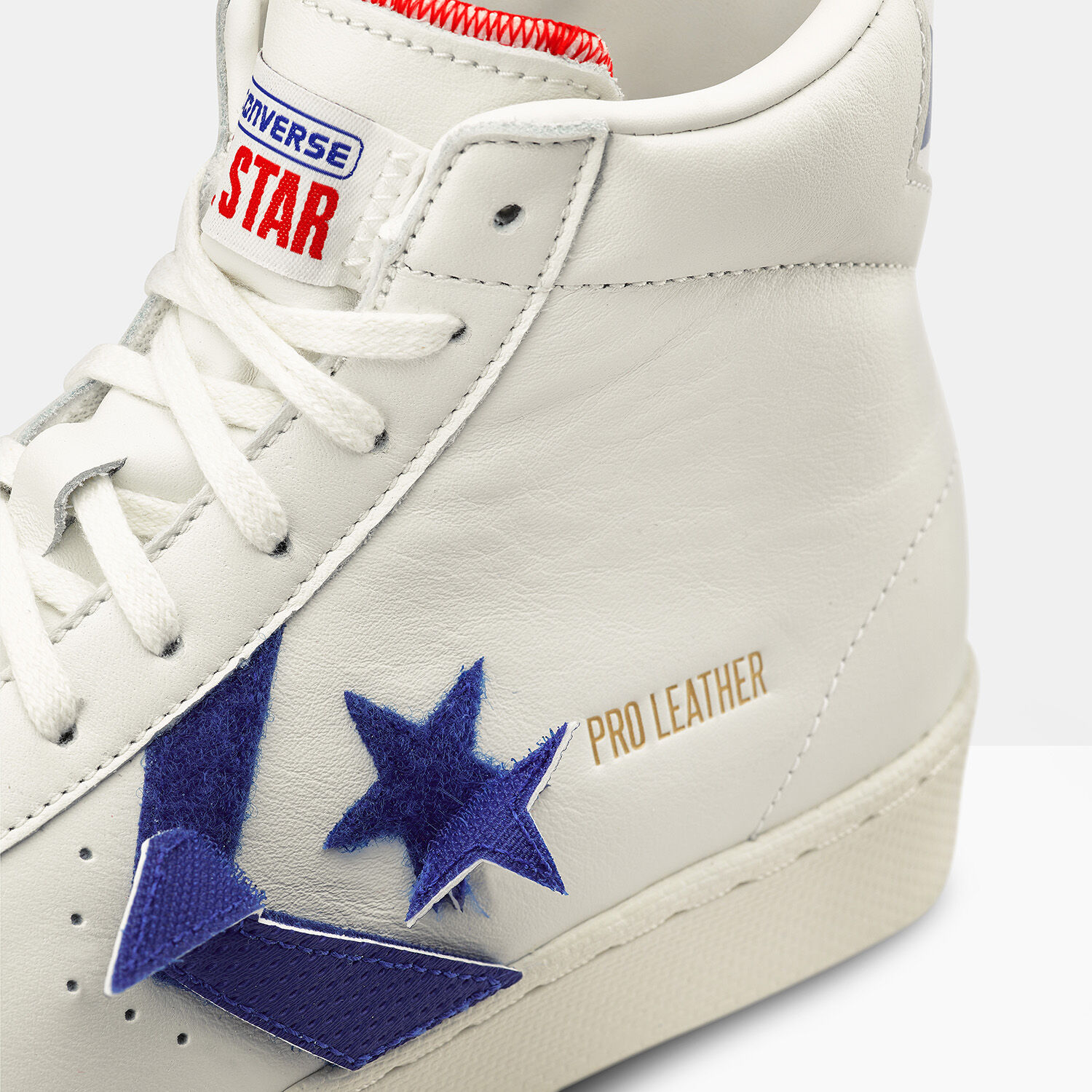 Converse pro leather blu top