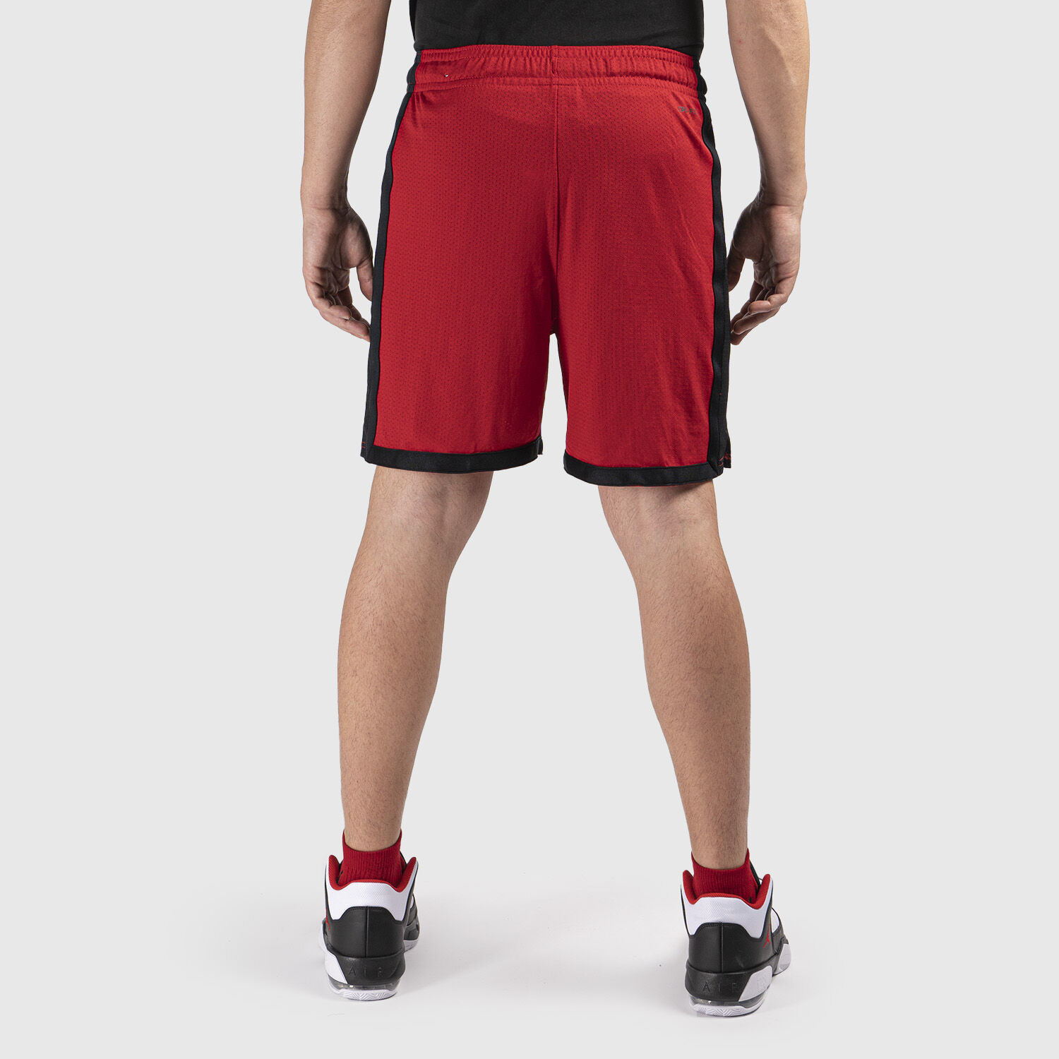 Pantaloncini jordan rossi discount e neri