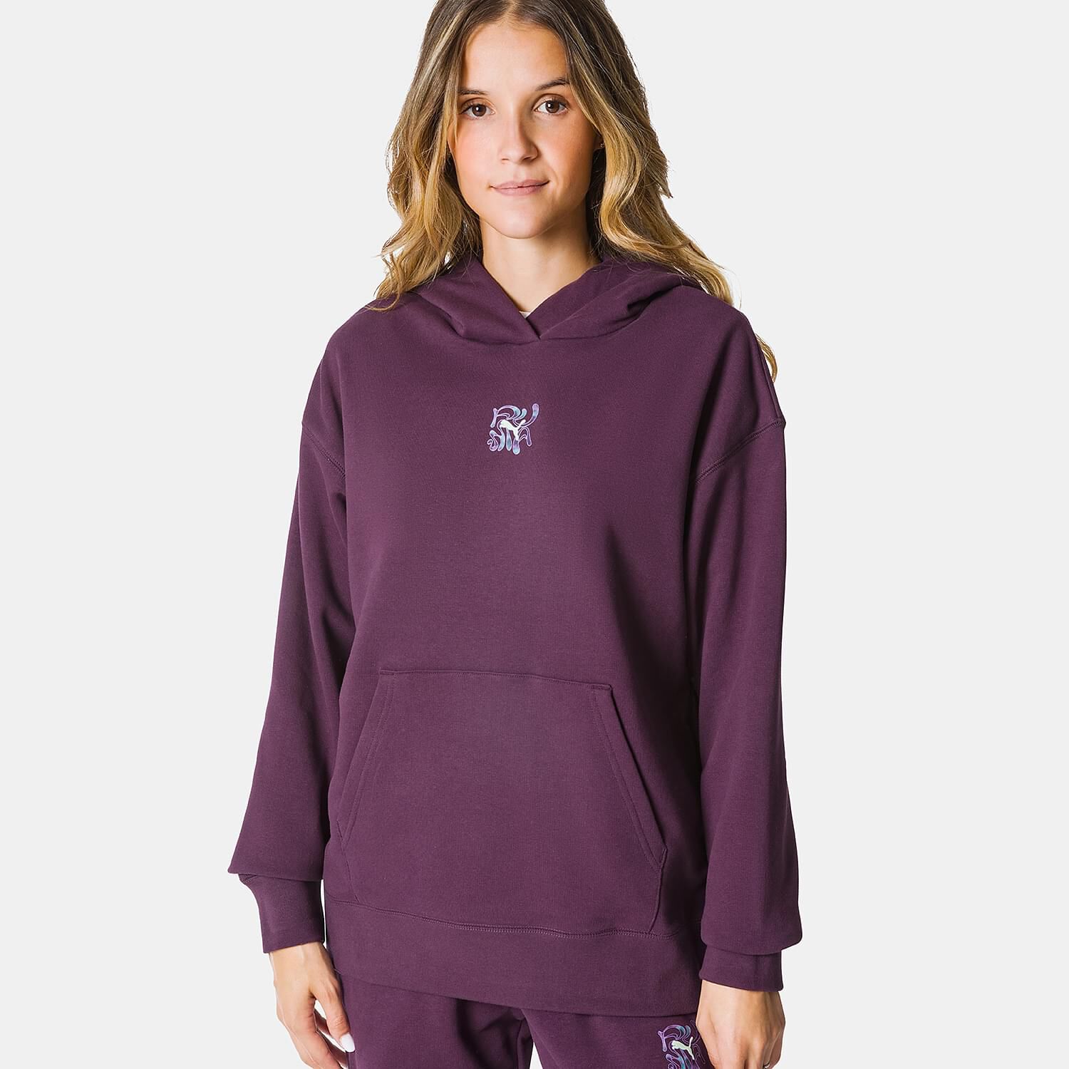 Felpa puma viola clearance