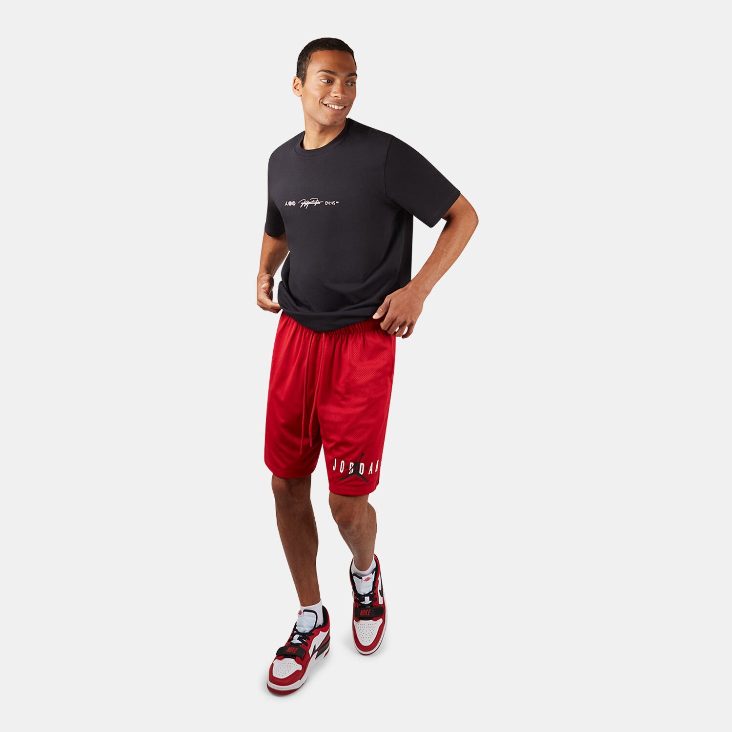 Short Jordan Essentials Mesh rosso AW LAB