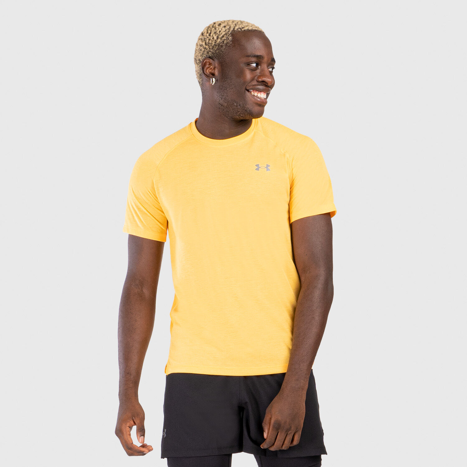 Magliette under cheap armour bambino giallo