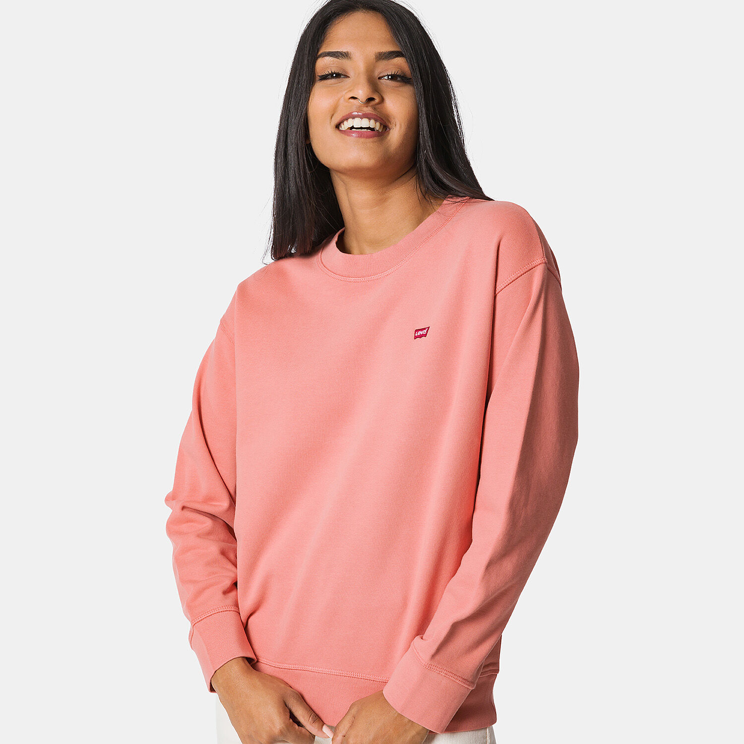 Felpa levi's rosa hot sale