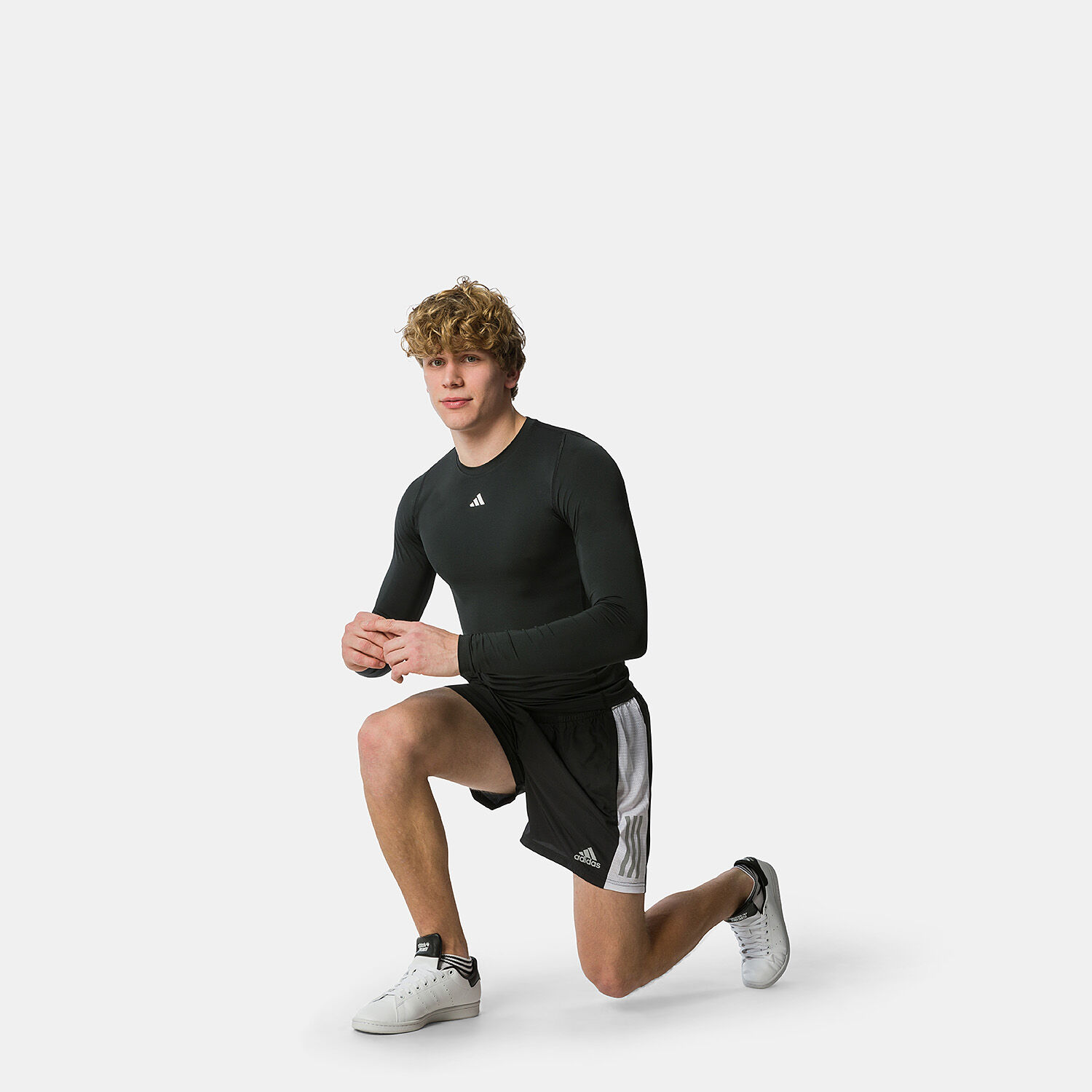 Maglia adidas Techfit Training nera AW LAB
