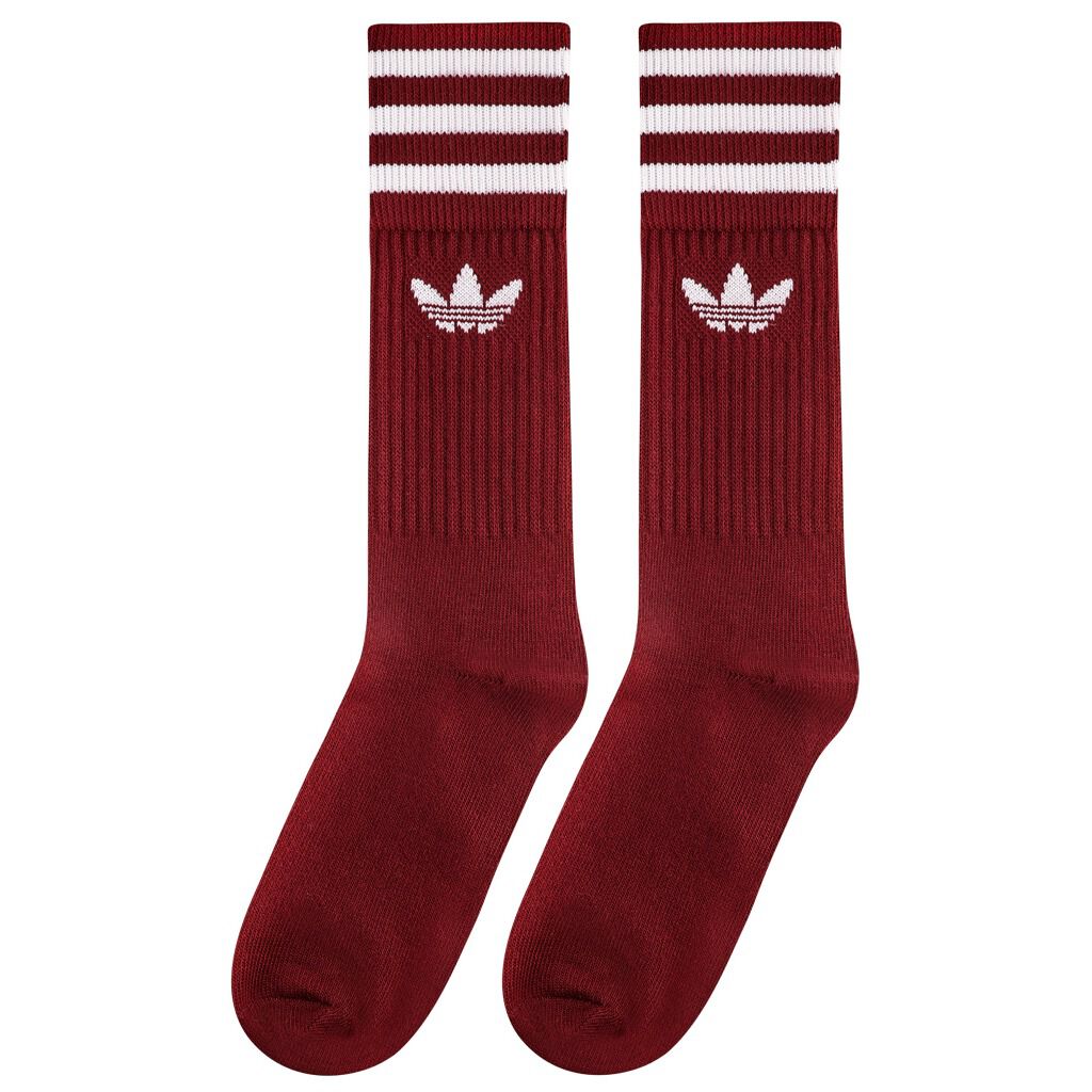 CALZINI ADIDAS SOLID CREW bianco rosso AW LAB