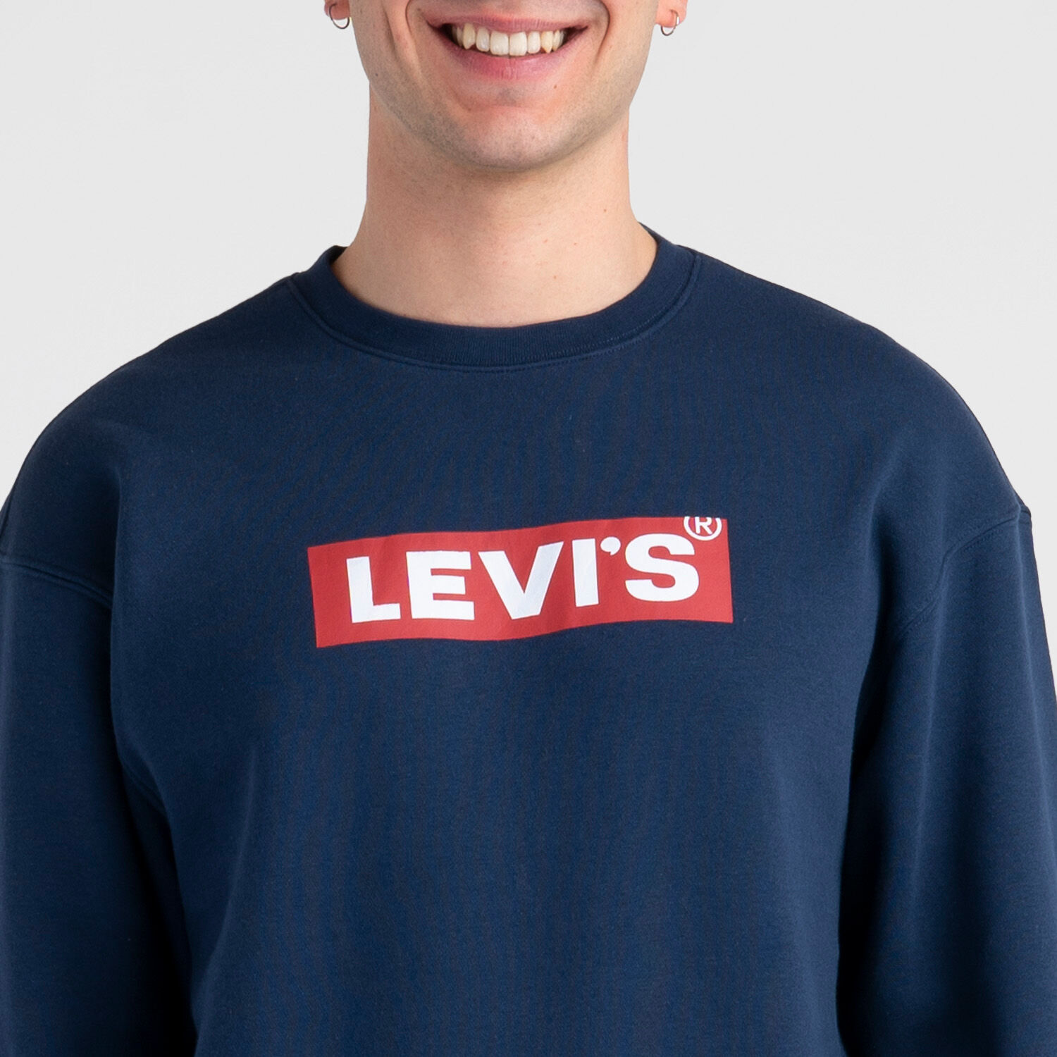 Felpa levi's clearance blu bianca rossa