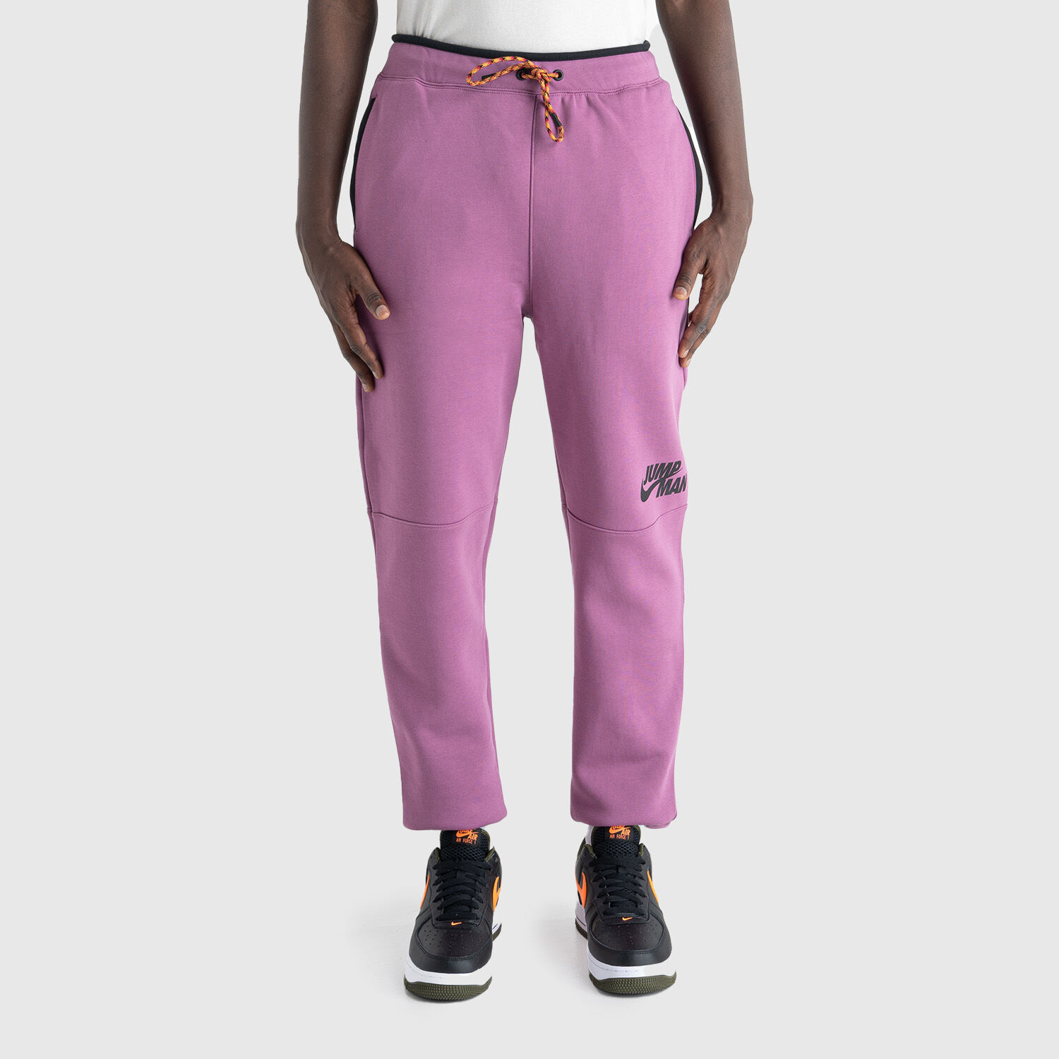 Pantaloni Jordan Jumpman viola e neri AW LAB