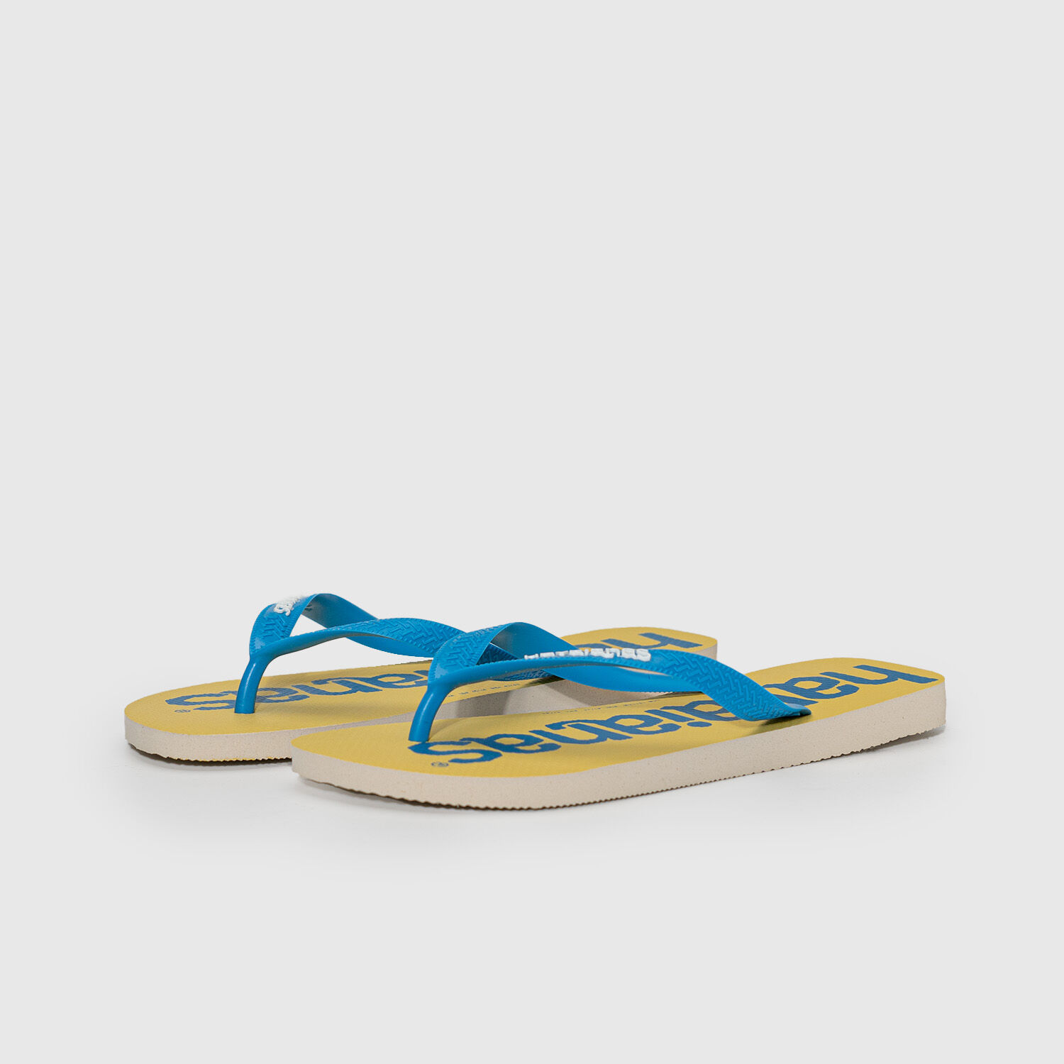 Havaianas Top Logomania 2 gialle e azzurro AW LAB