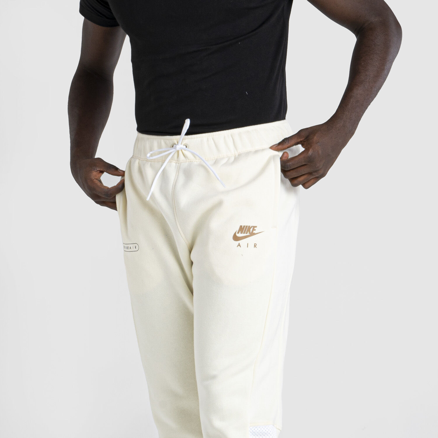 Pantaloni Nike Air jogger fleece beige AW LAB