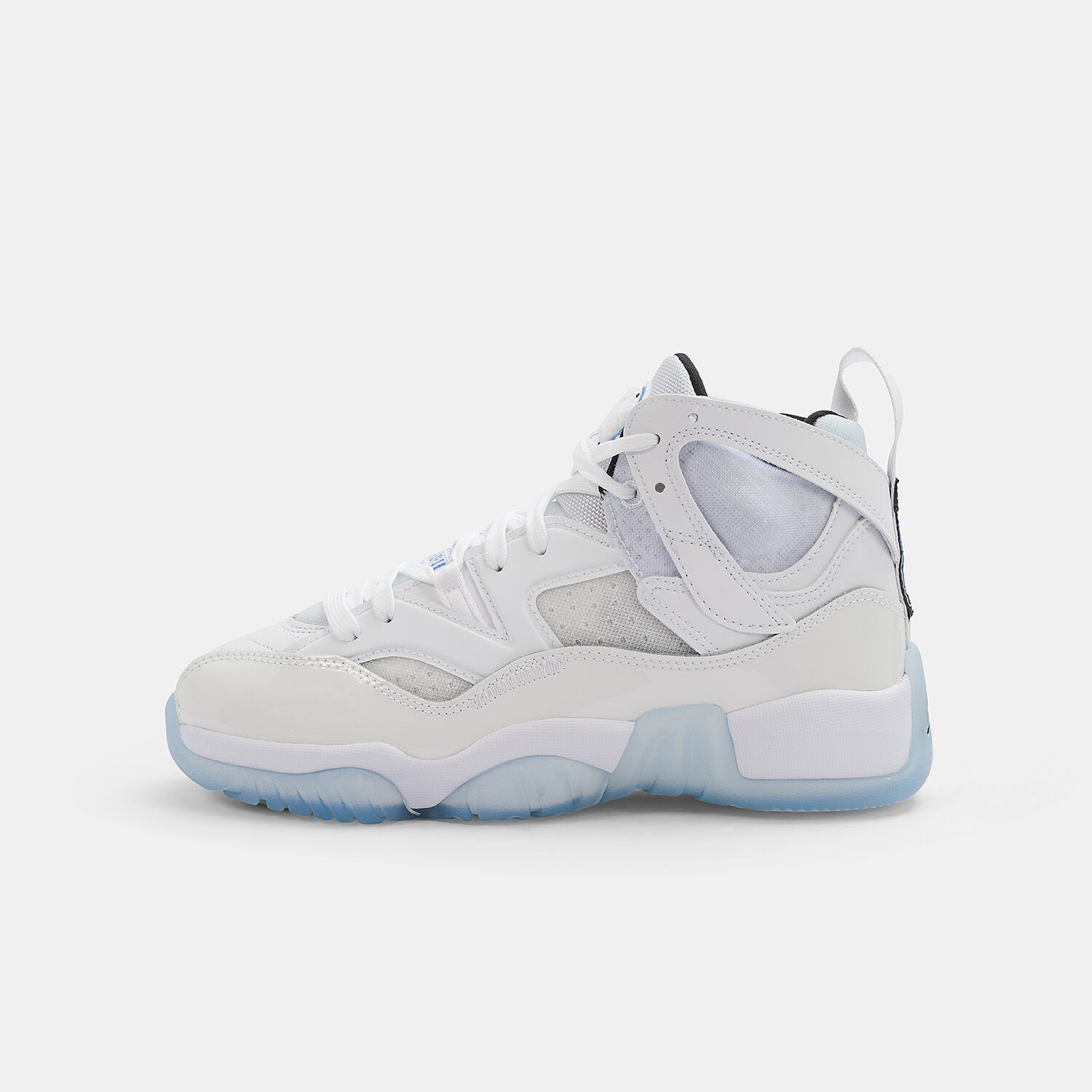 Jordan Jumpman Two Trey GS bianche e celesti AW LAB