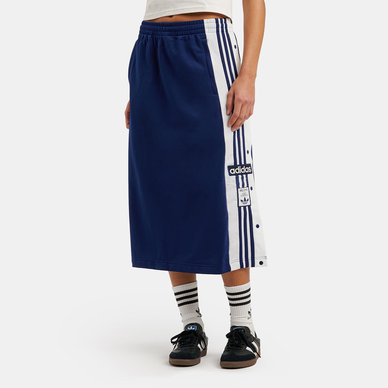 Gonna adidas con bottoni top