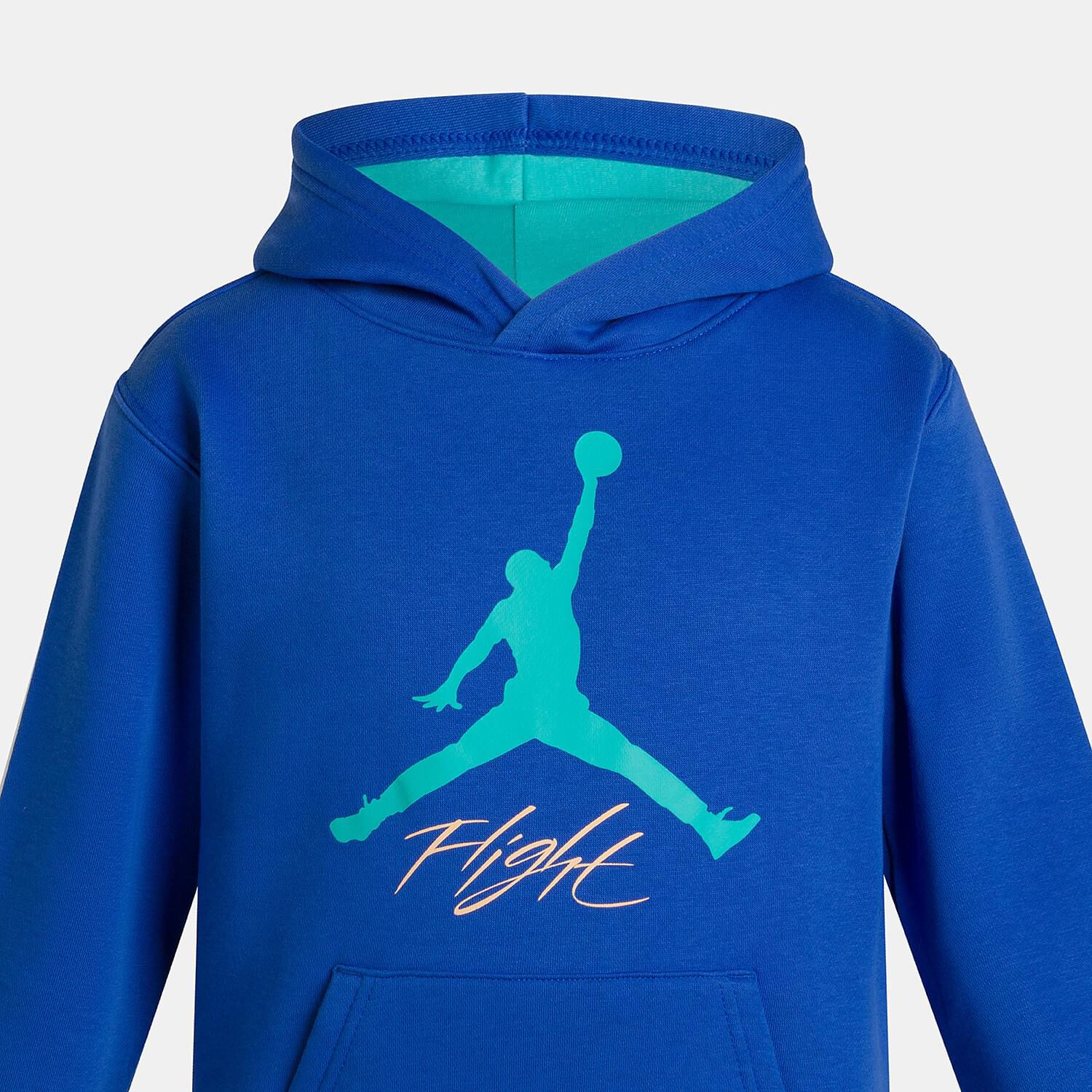 Felpa Jordan Jumpman ragazzo blu e celeste AW LAB