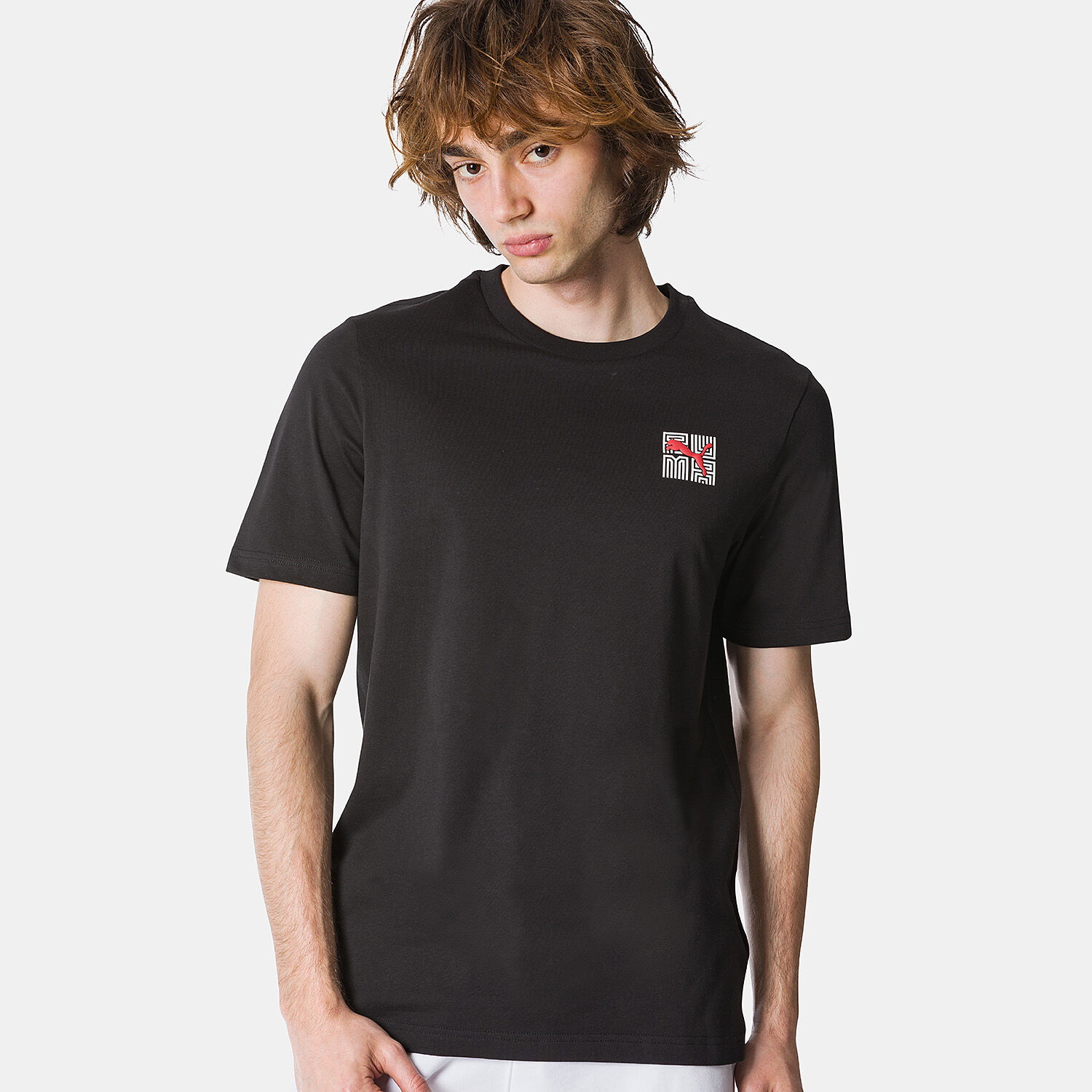 T shirt puma nera deals