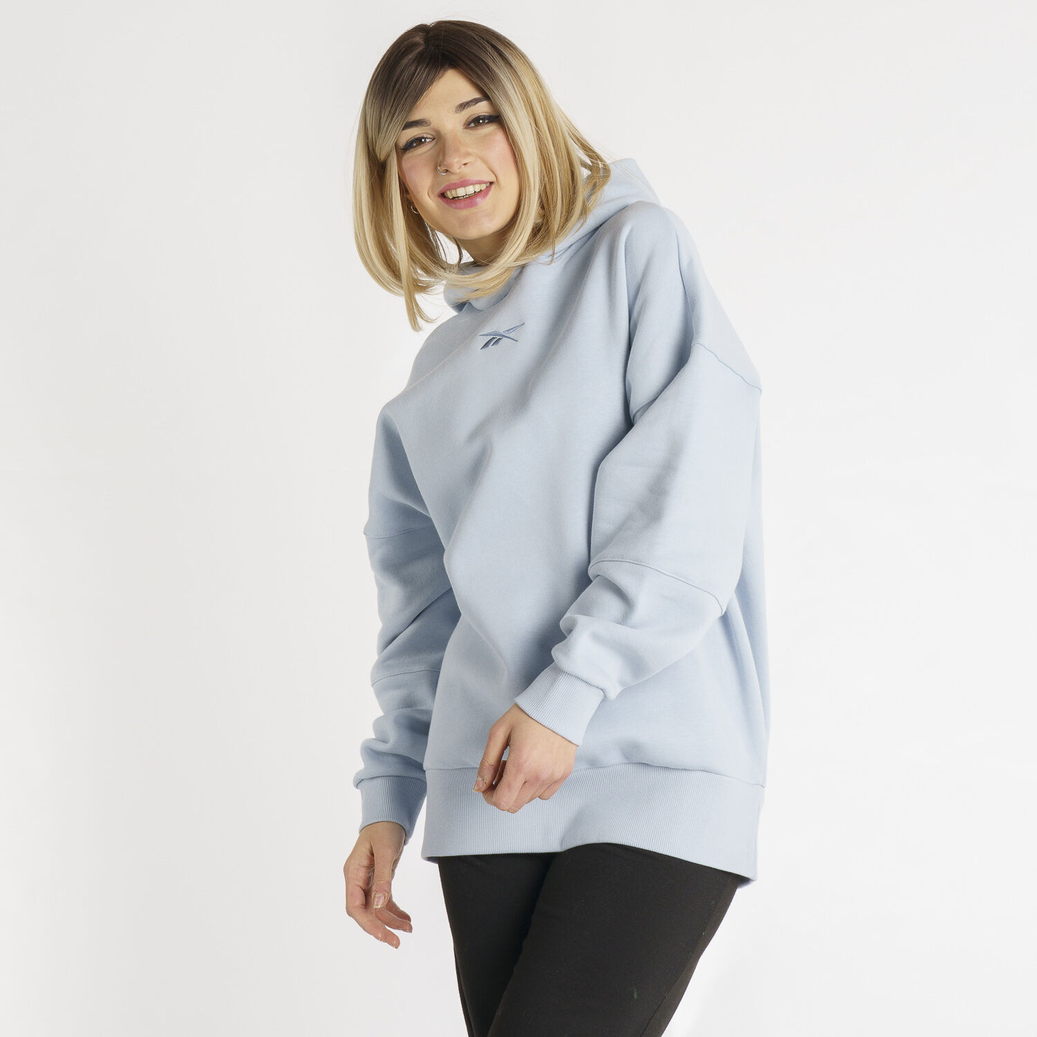 Felpa reebok online con cappuccio