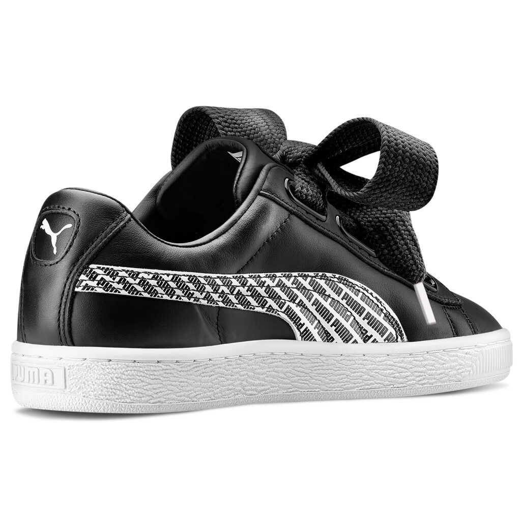 Scarpe Puma Basket Heart Nero da Donna AW LAB