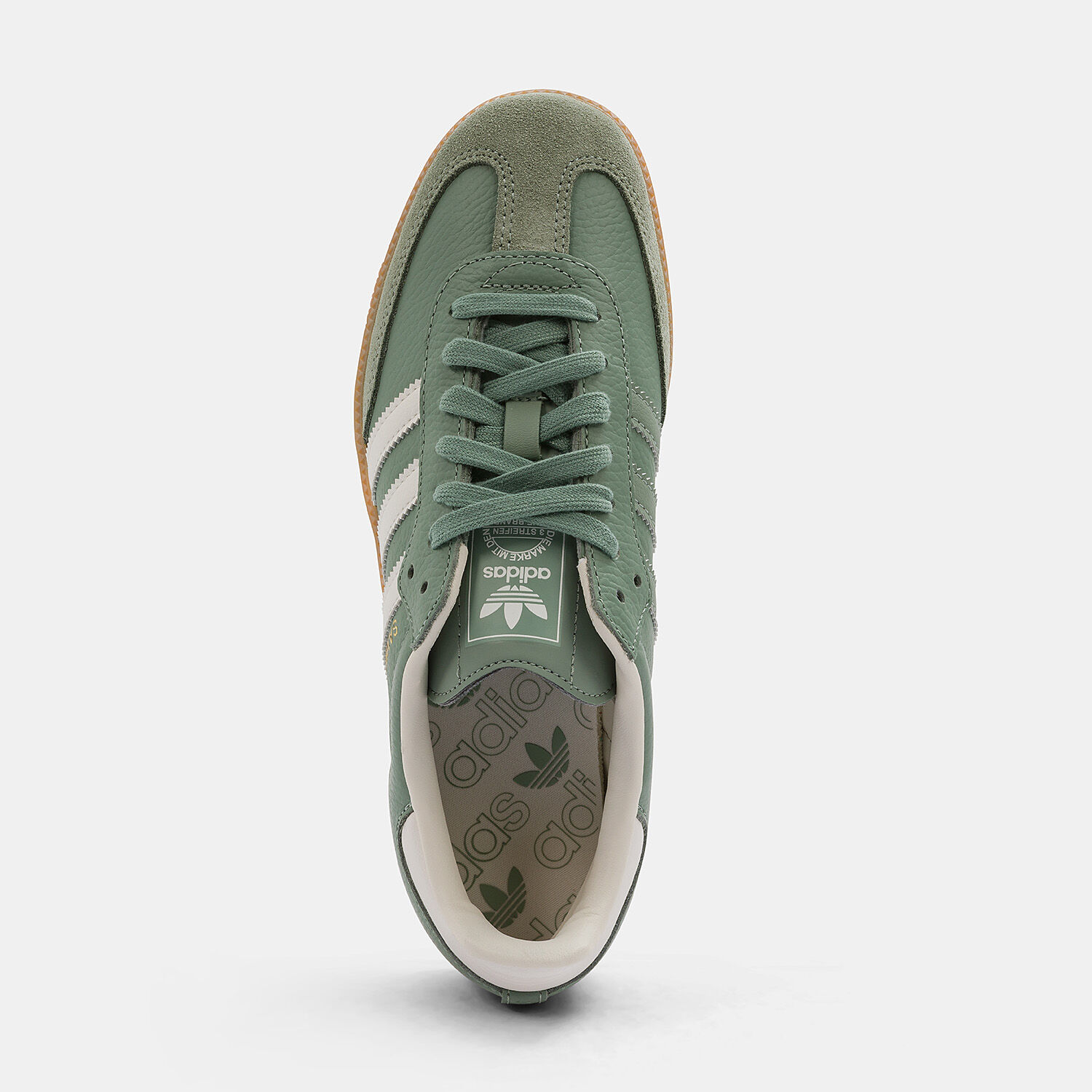 adidas Samba OG verdi e bianche AW LAB