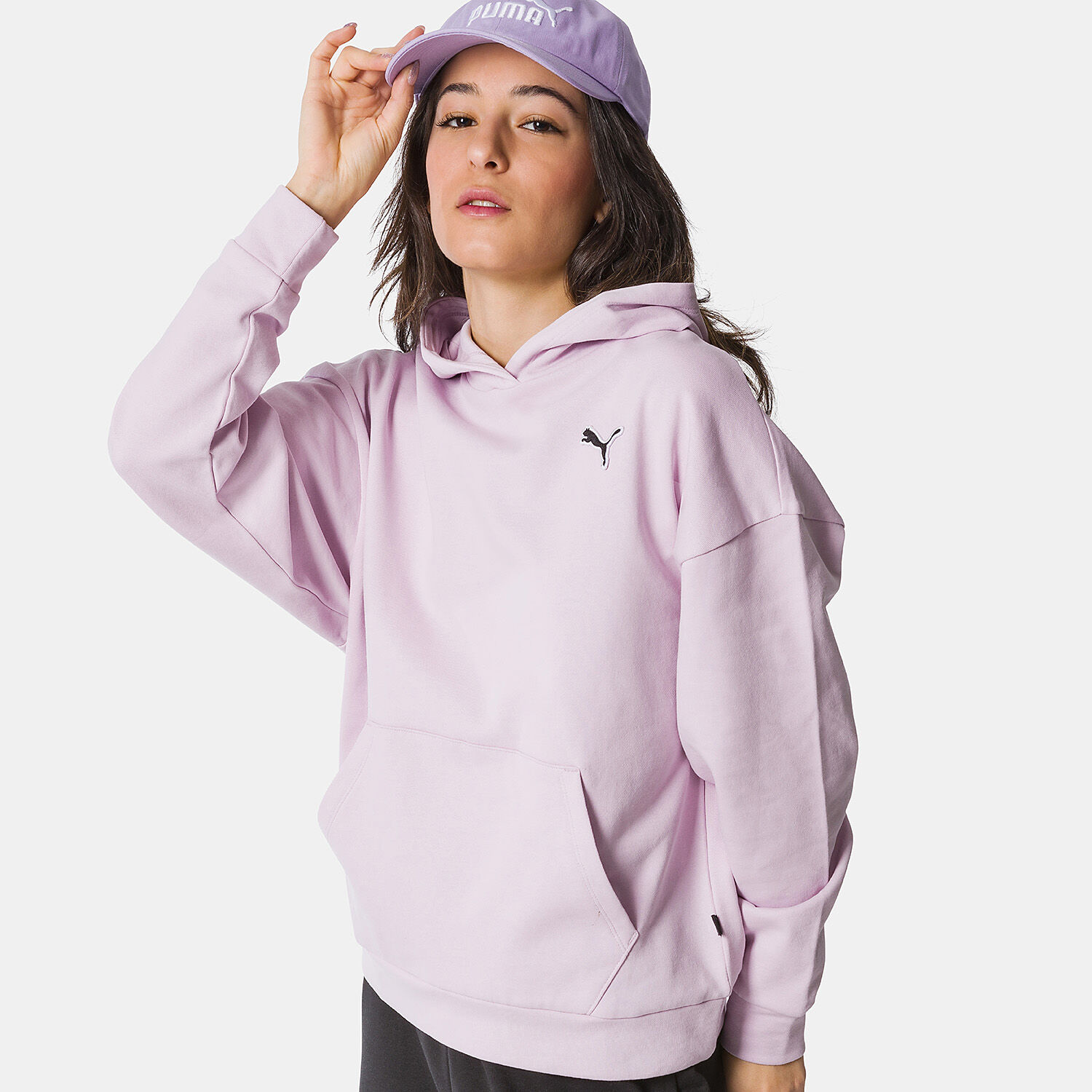 Felpa puma rossa e bianca new arrivals