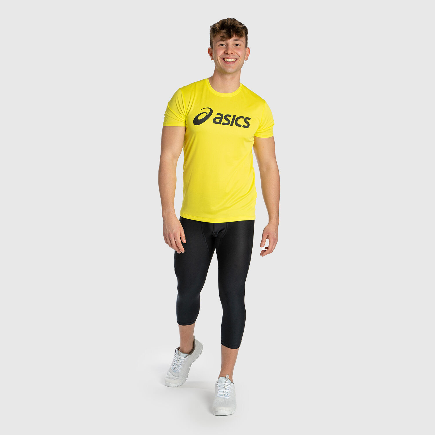 Magliette asics bambino sales giallo