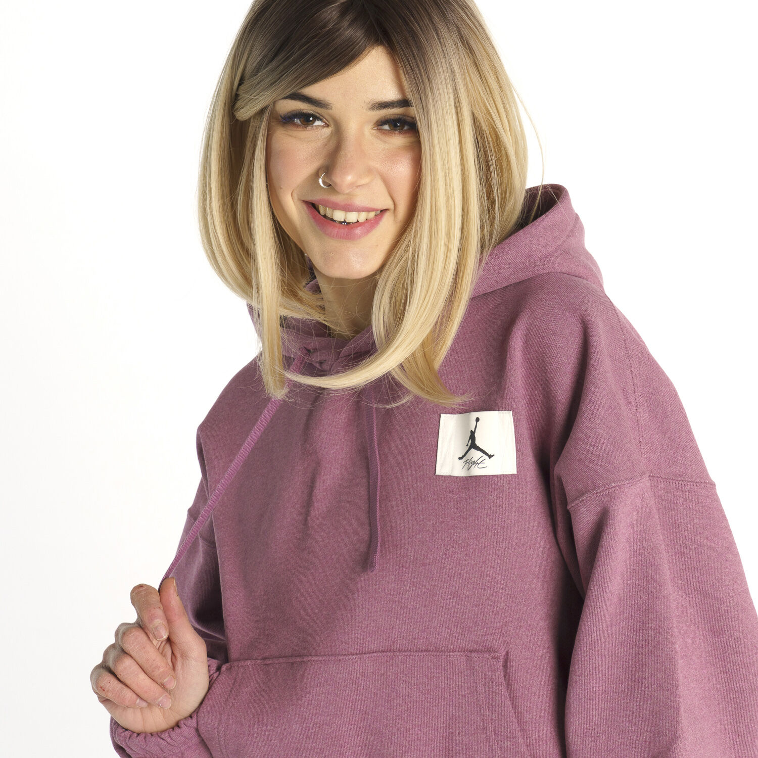 Felpa Jordan Essentials rosa donna AW LAB