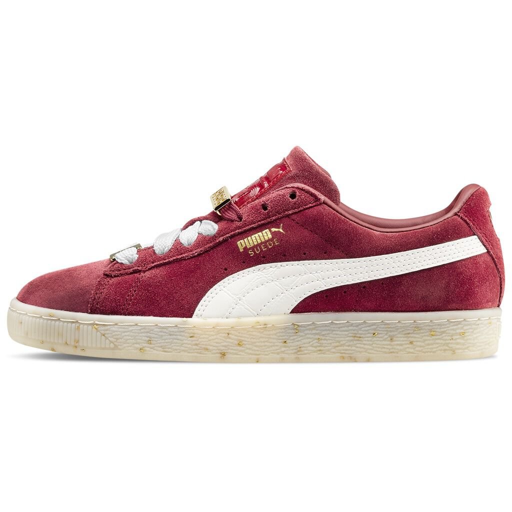 Puma suede platform bambino rosse on sale