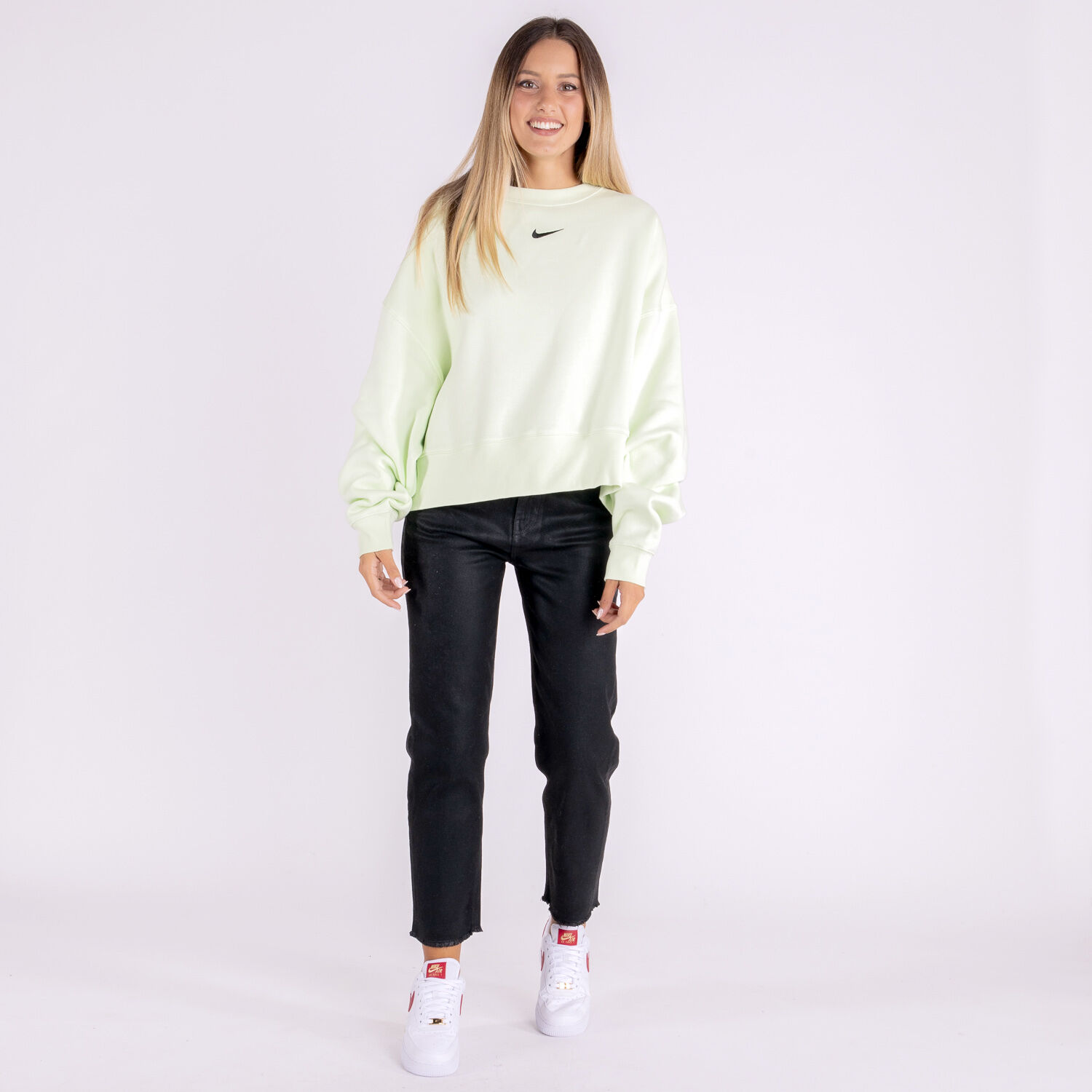 Felpa nike verde sales lime