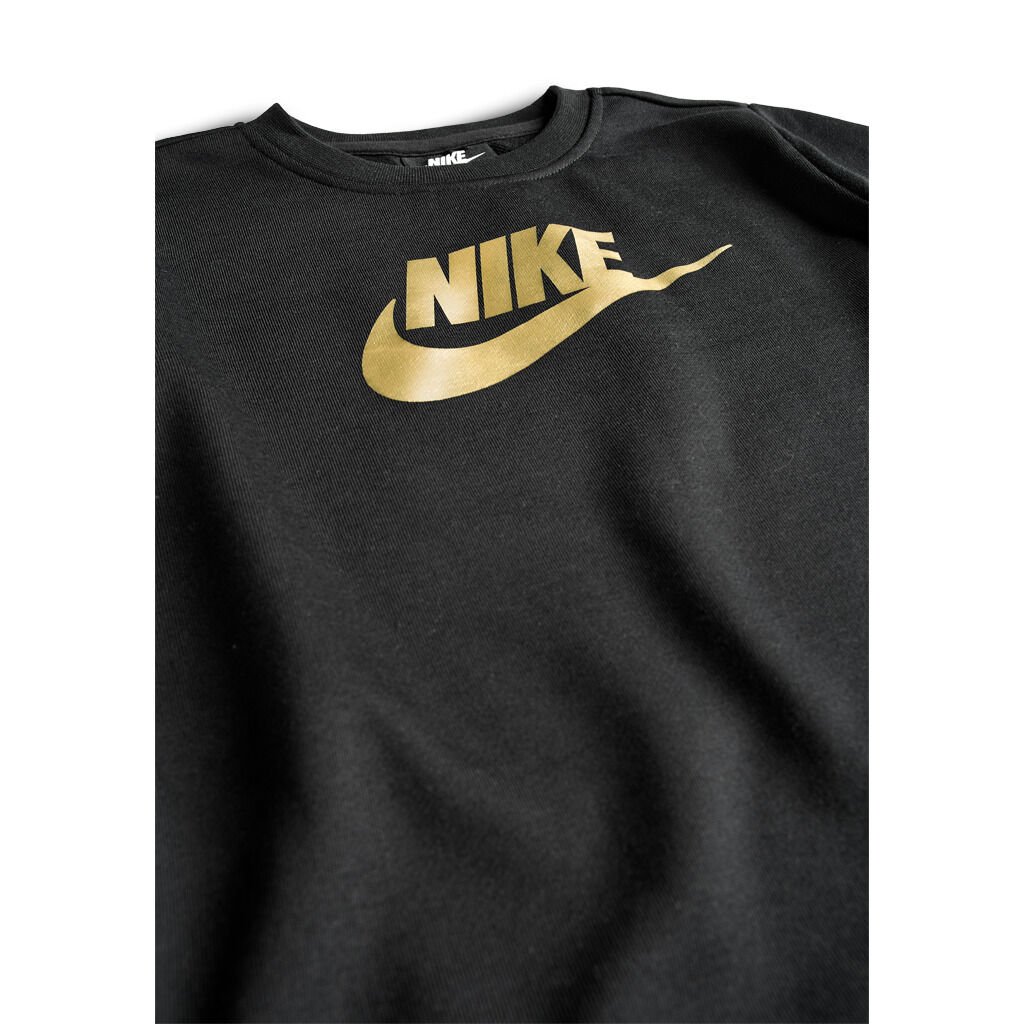 Felpa nike nera e oro store