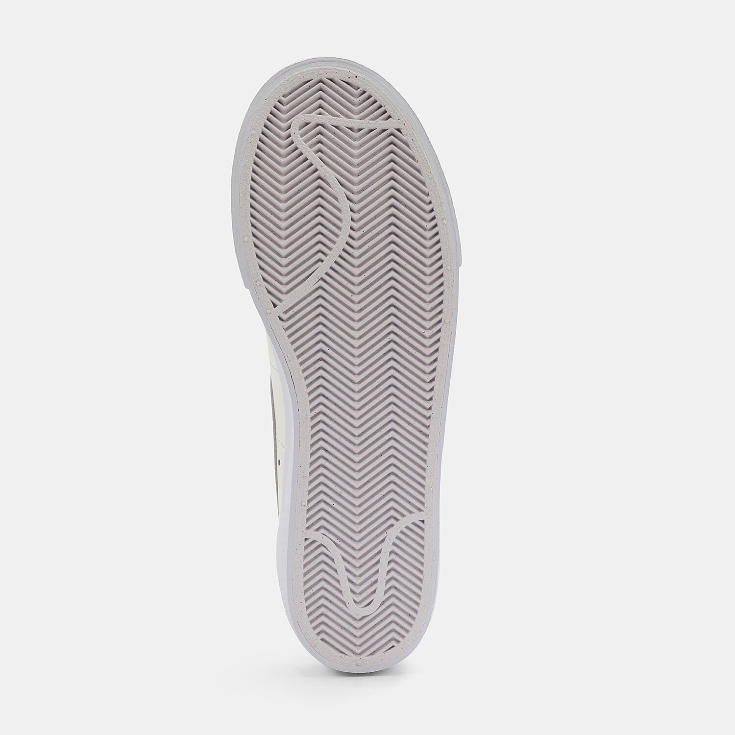 Nike Blazer Low Platform bianche grigie e viola AW LAB