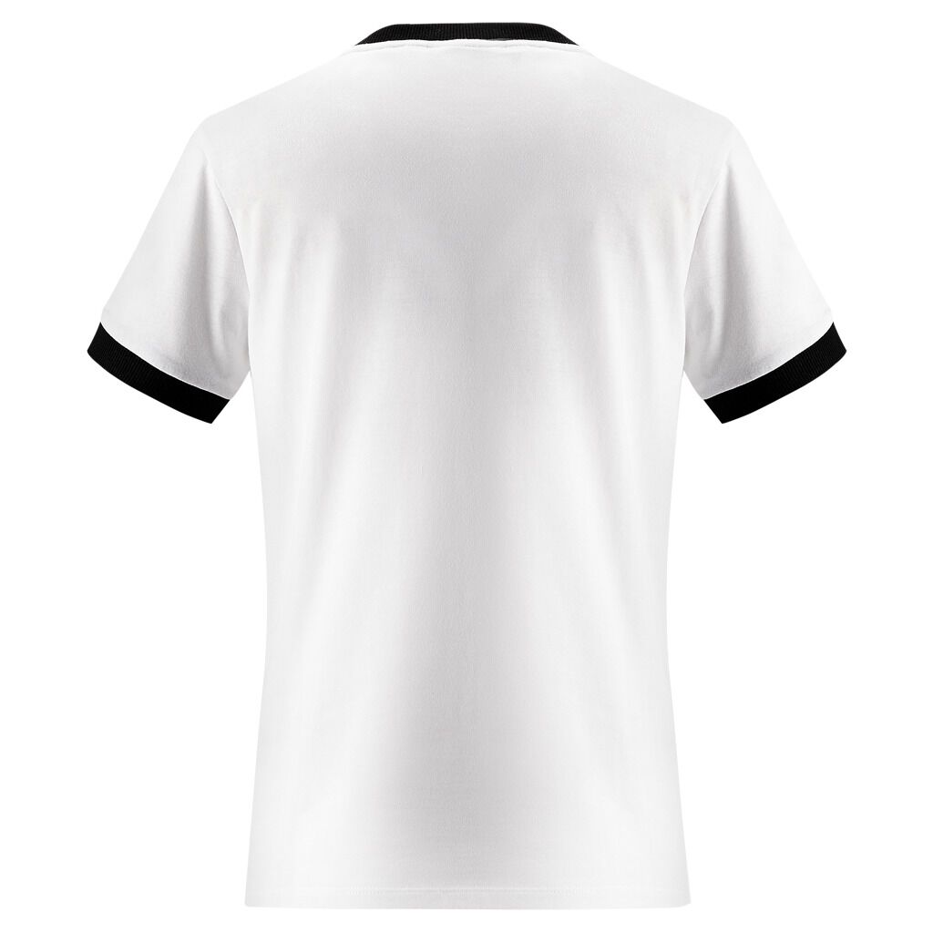 Adidas white t shirt with collar top