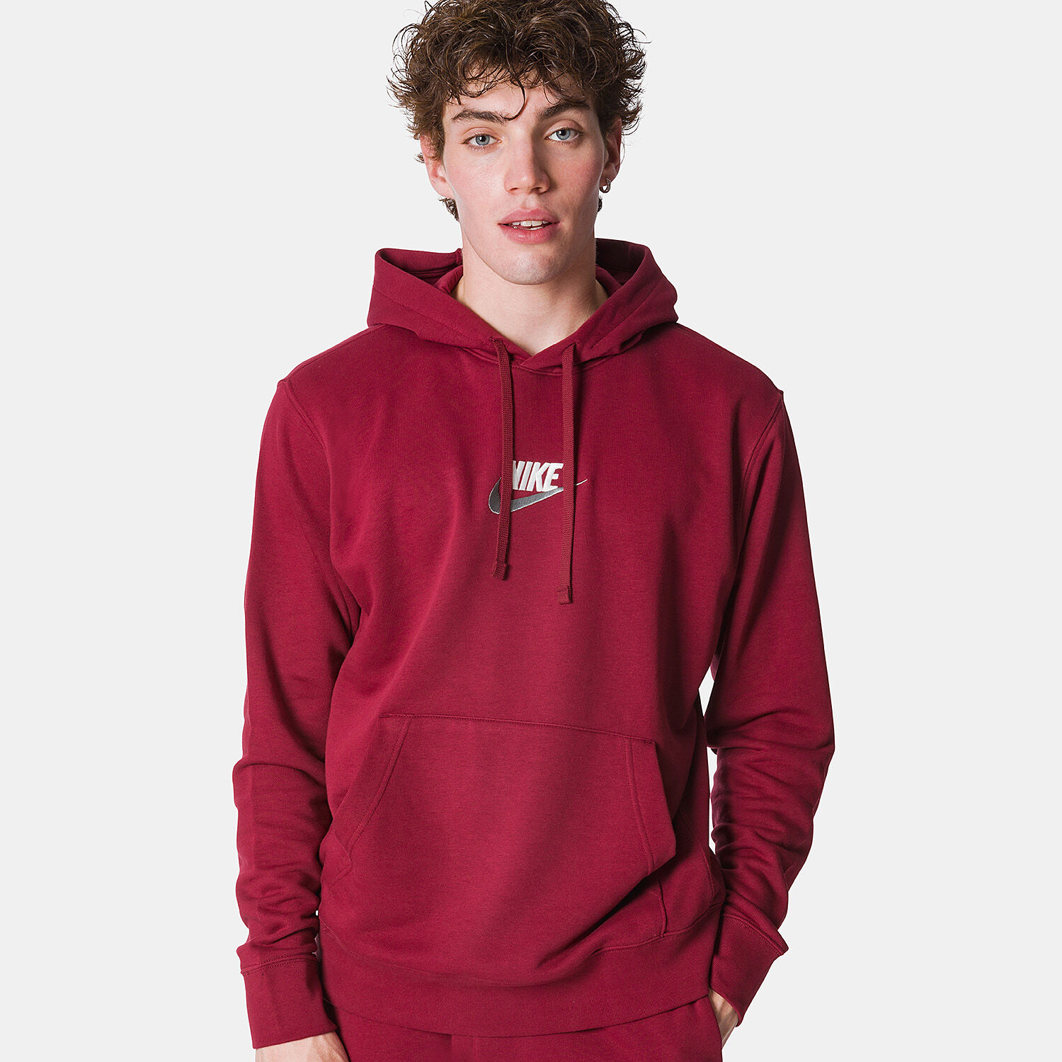 Felpa nike uomo rosse clearance