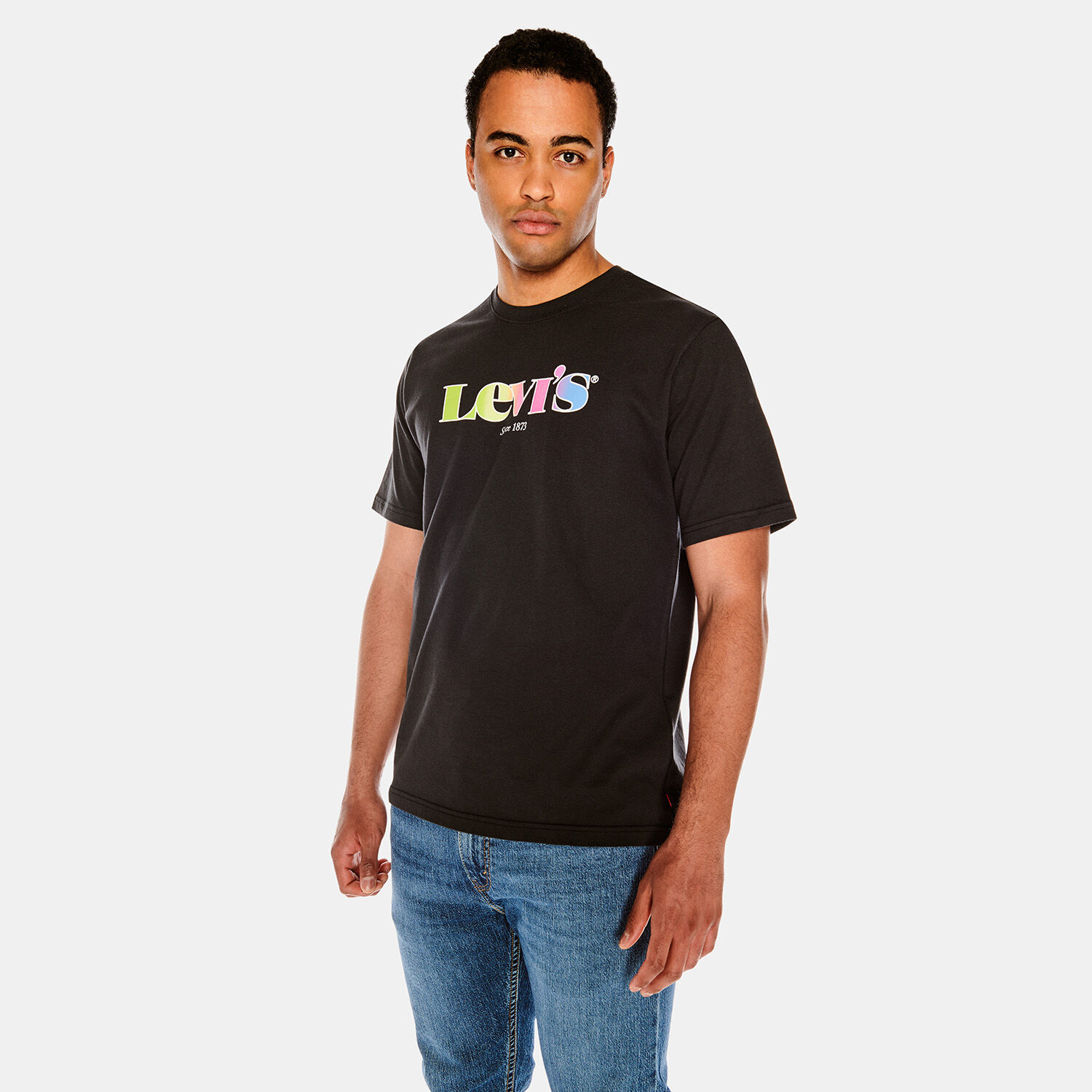 Maglia levis hotsell scritta colorata
