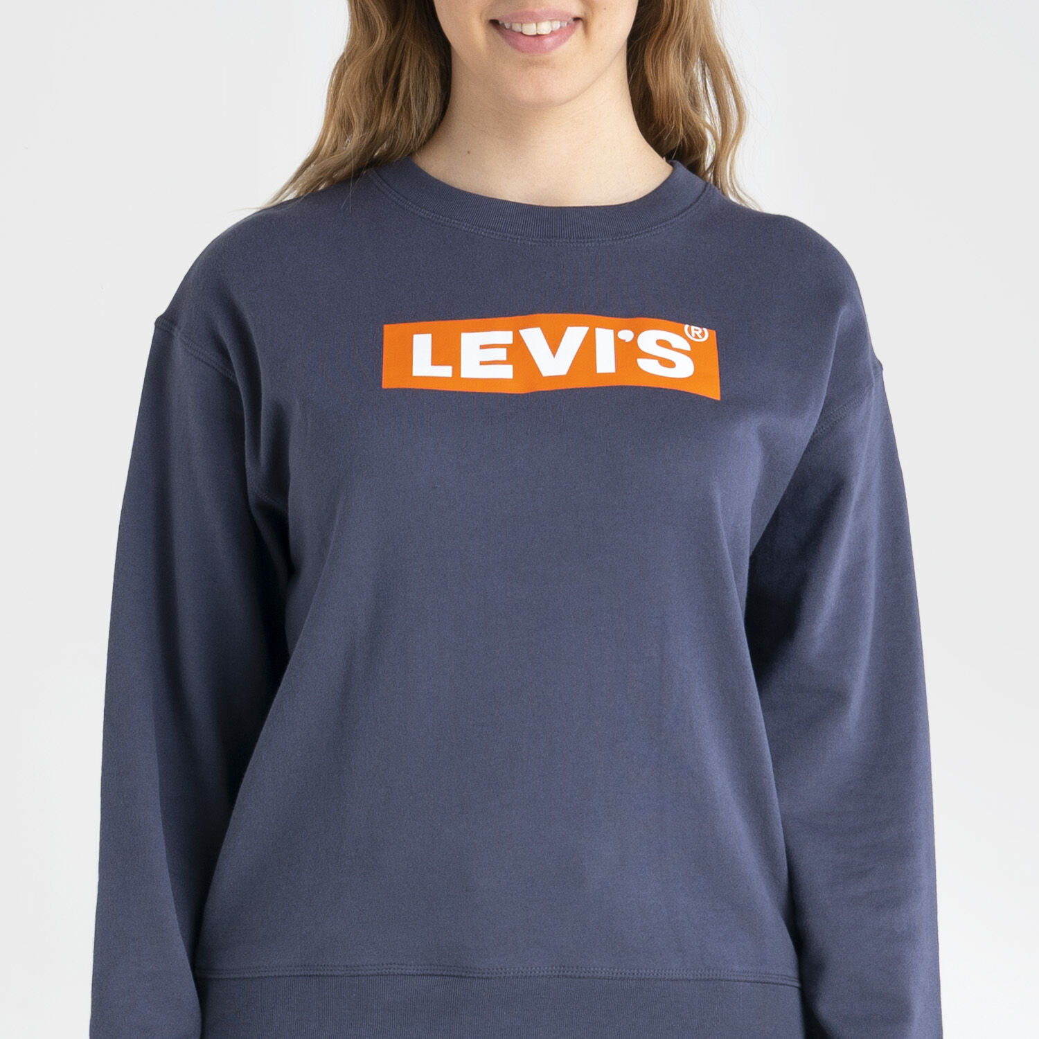 Felpa levi's blu bianca rossa online