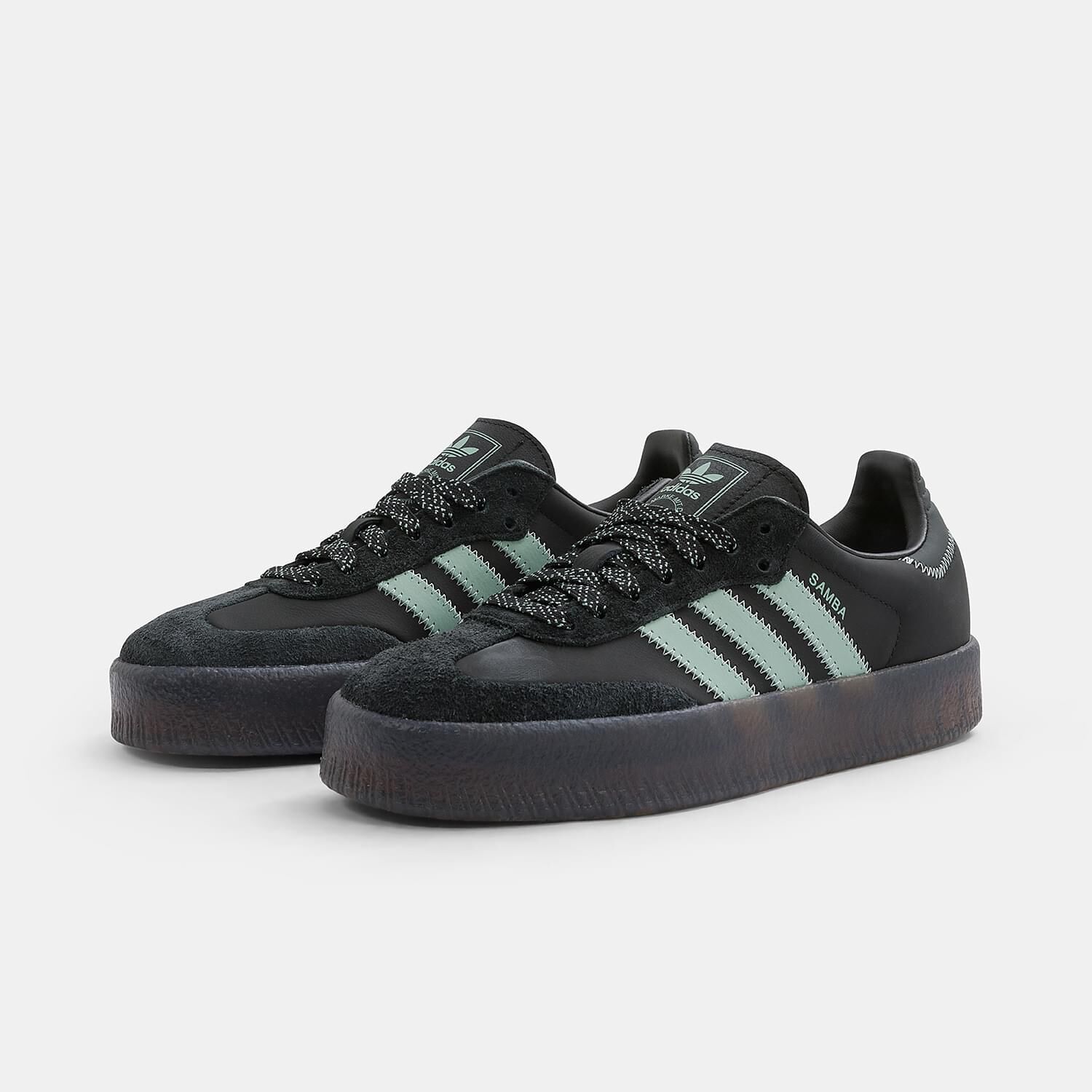 Adidas sambarose core black clearance