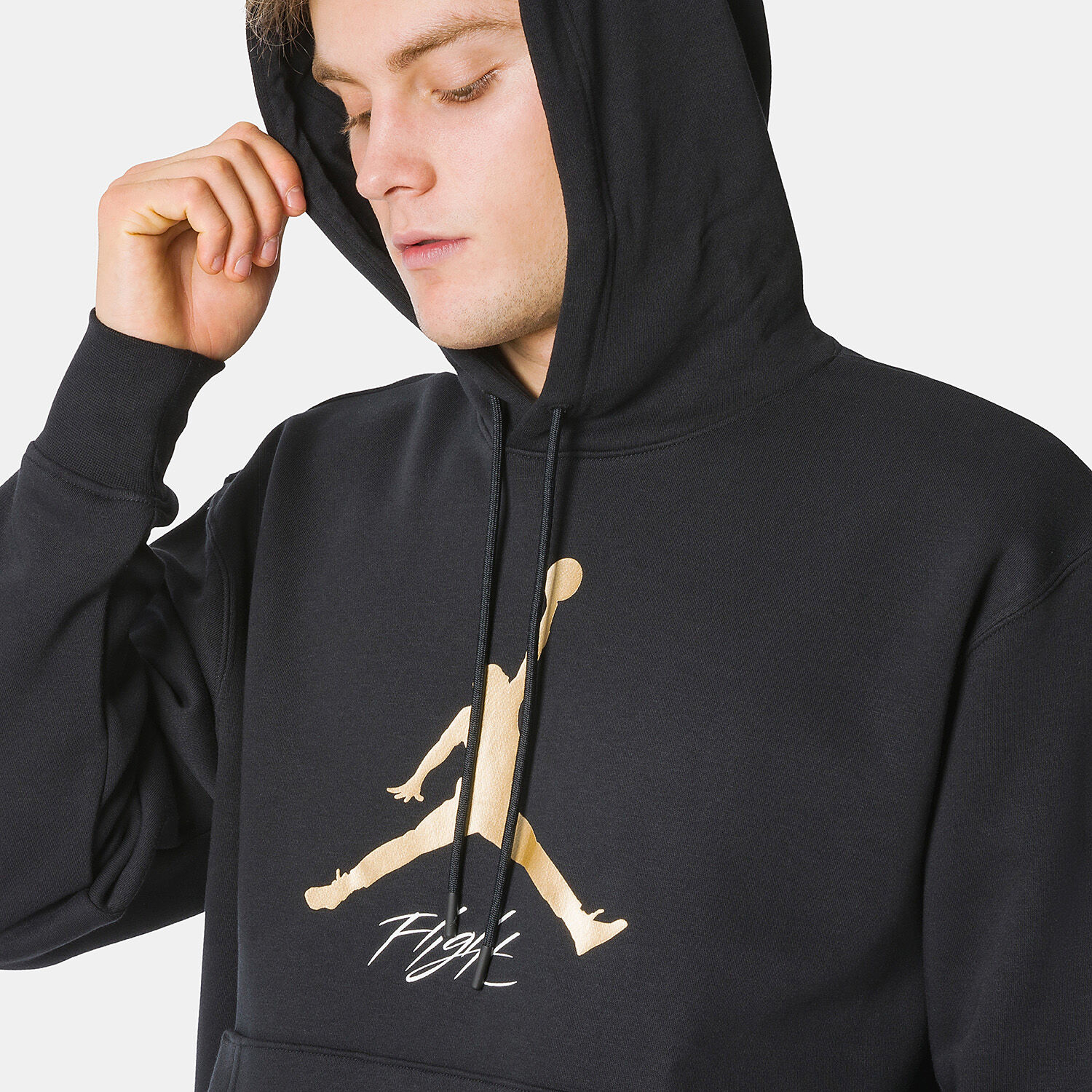 Felpa reebok nera e dorata best sale