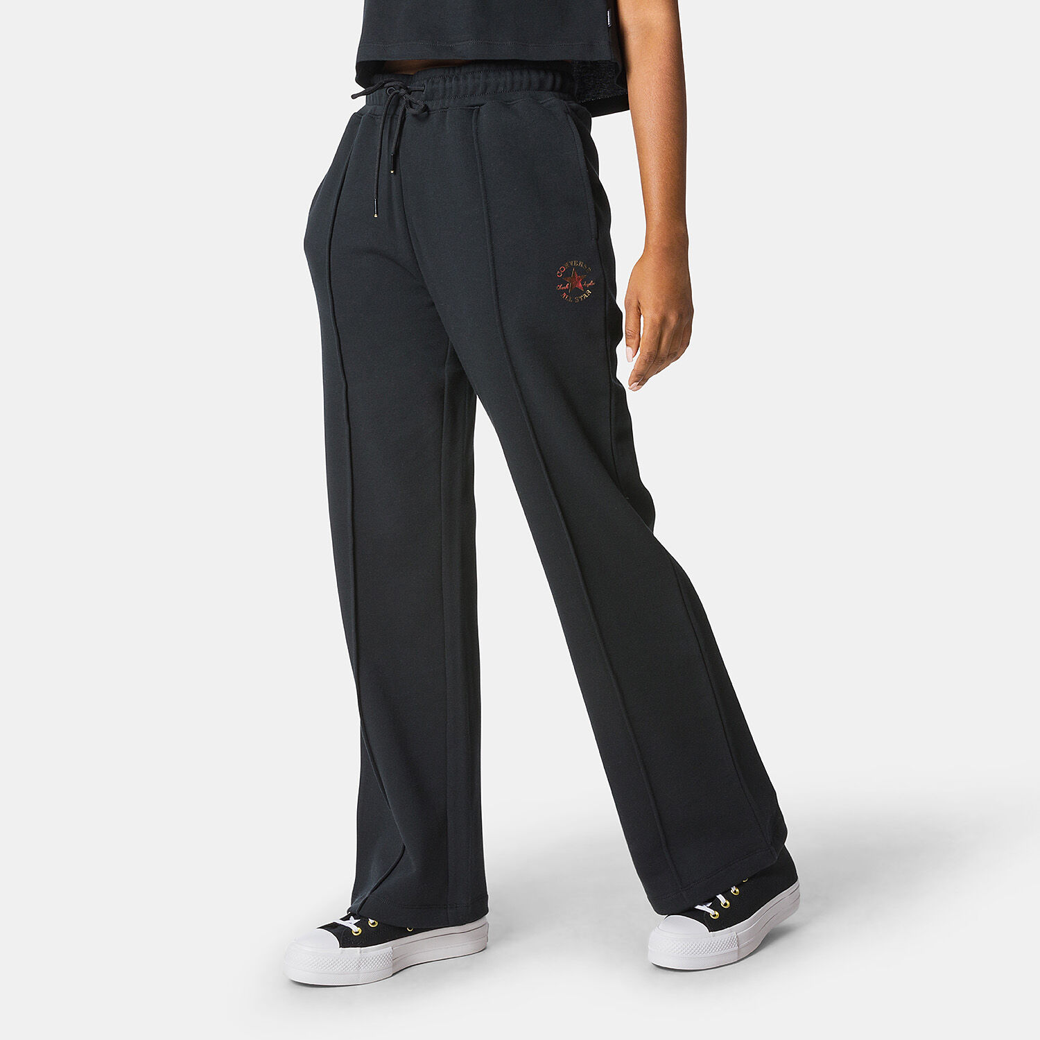 Pantaloni neri clearance converse