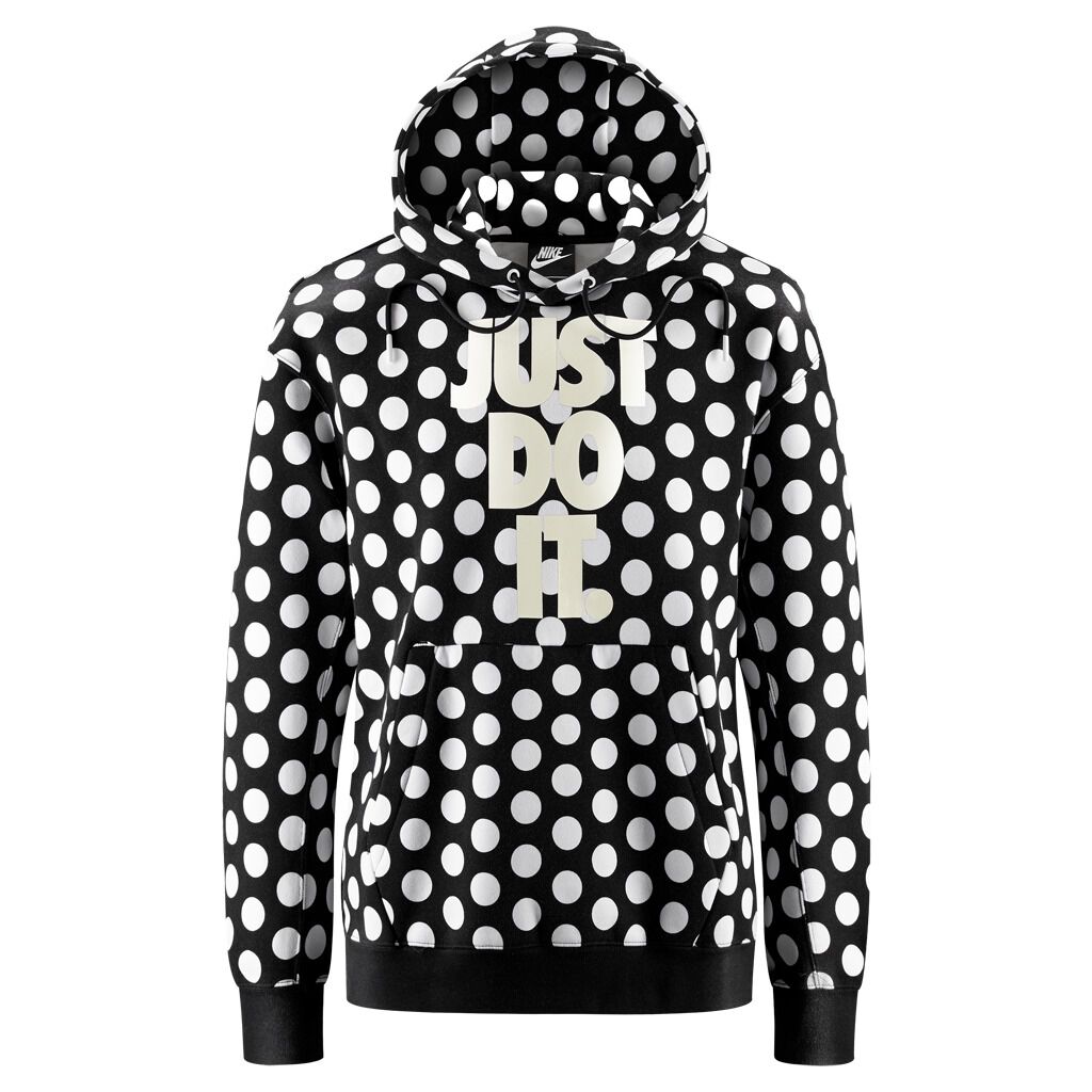 FELPA NIKE SPORTSWEAR JDI nero e bianco AW LAB