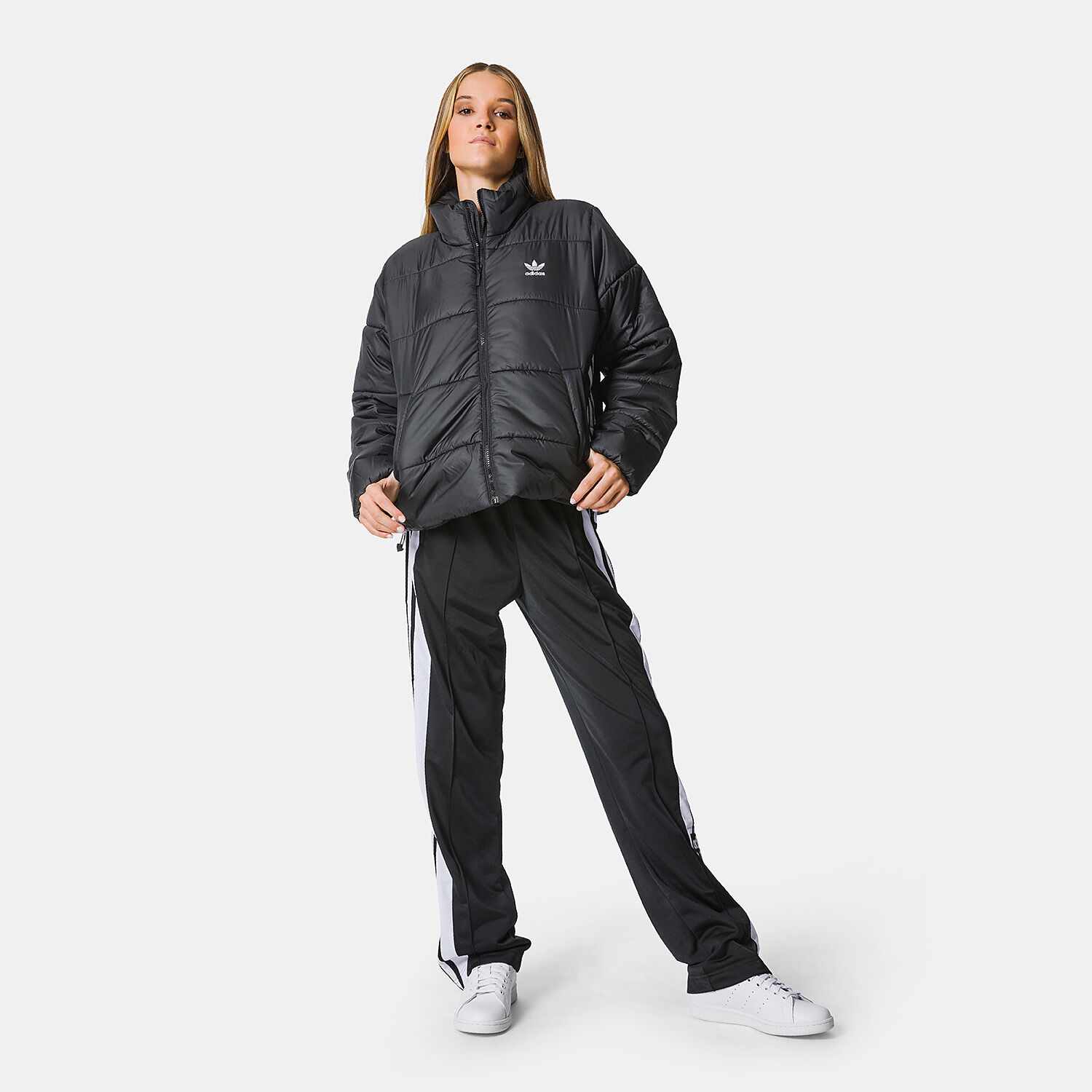 Giacca adidas nera e bianca shop