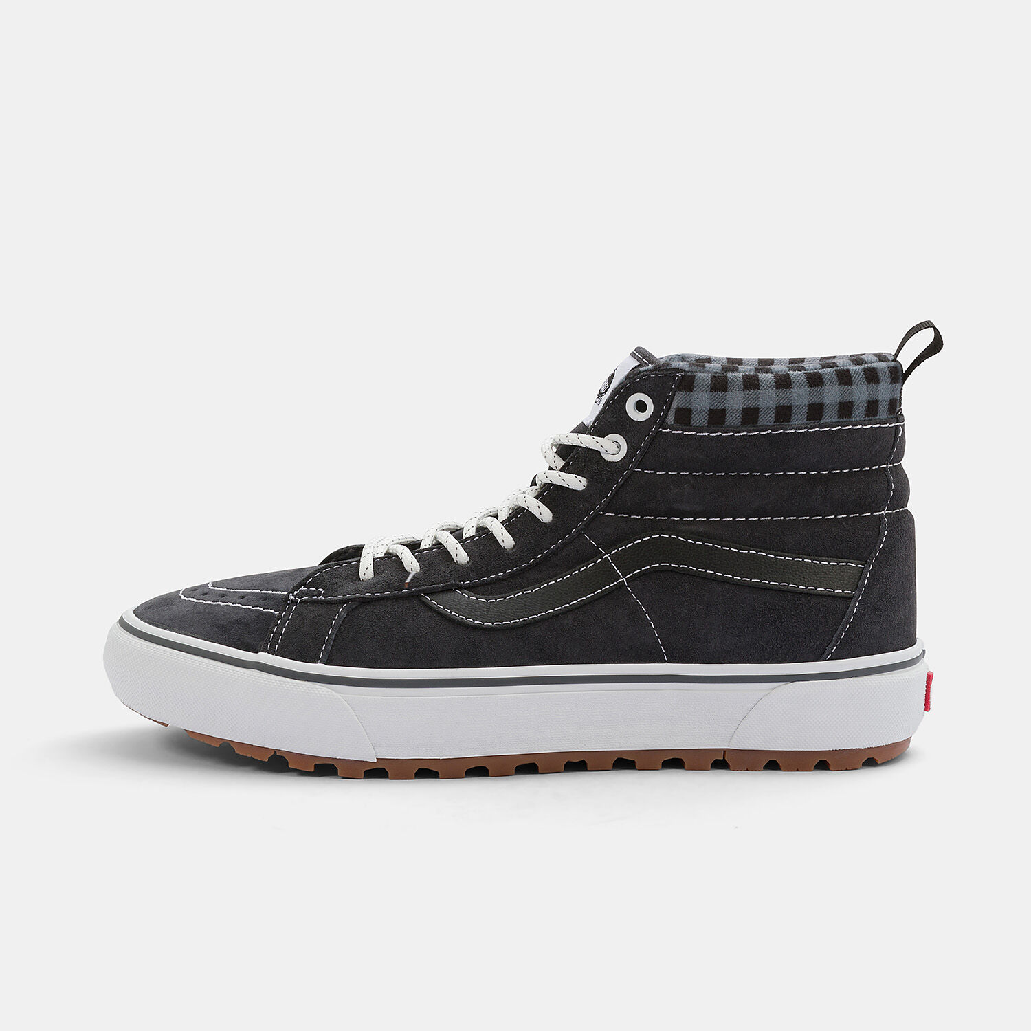 Vans Sk8 Hi MTE 1 Plaid grigie bianche e nere AW LAB