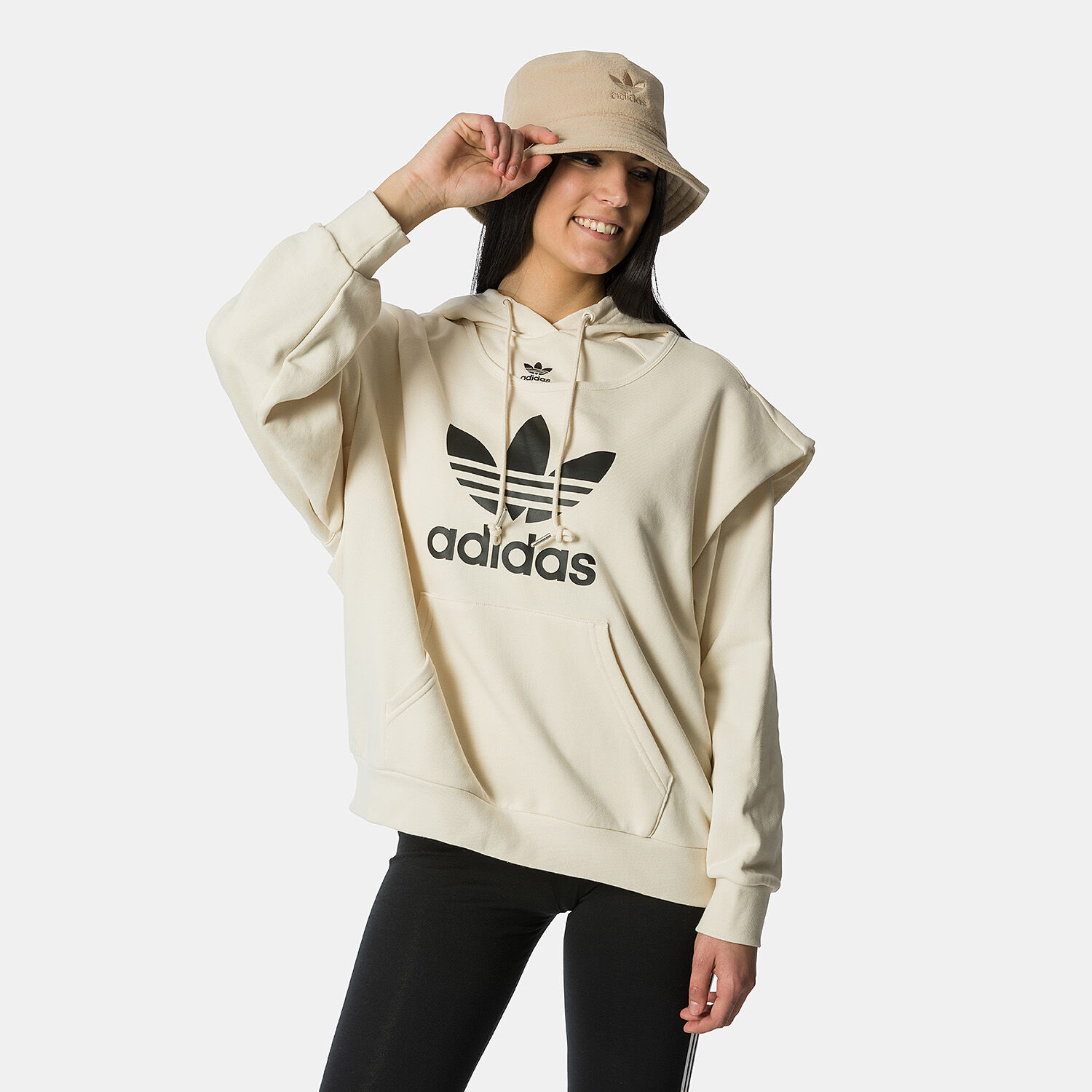 Adidas trefoil on sale felpa