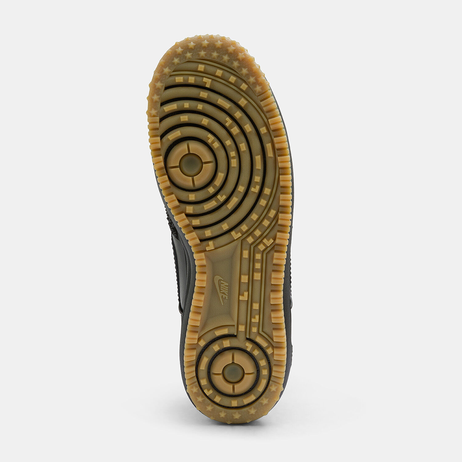 Air force nere cheap suola marrone