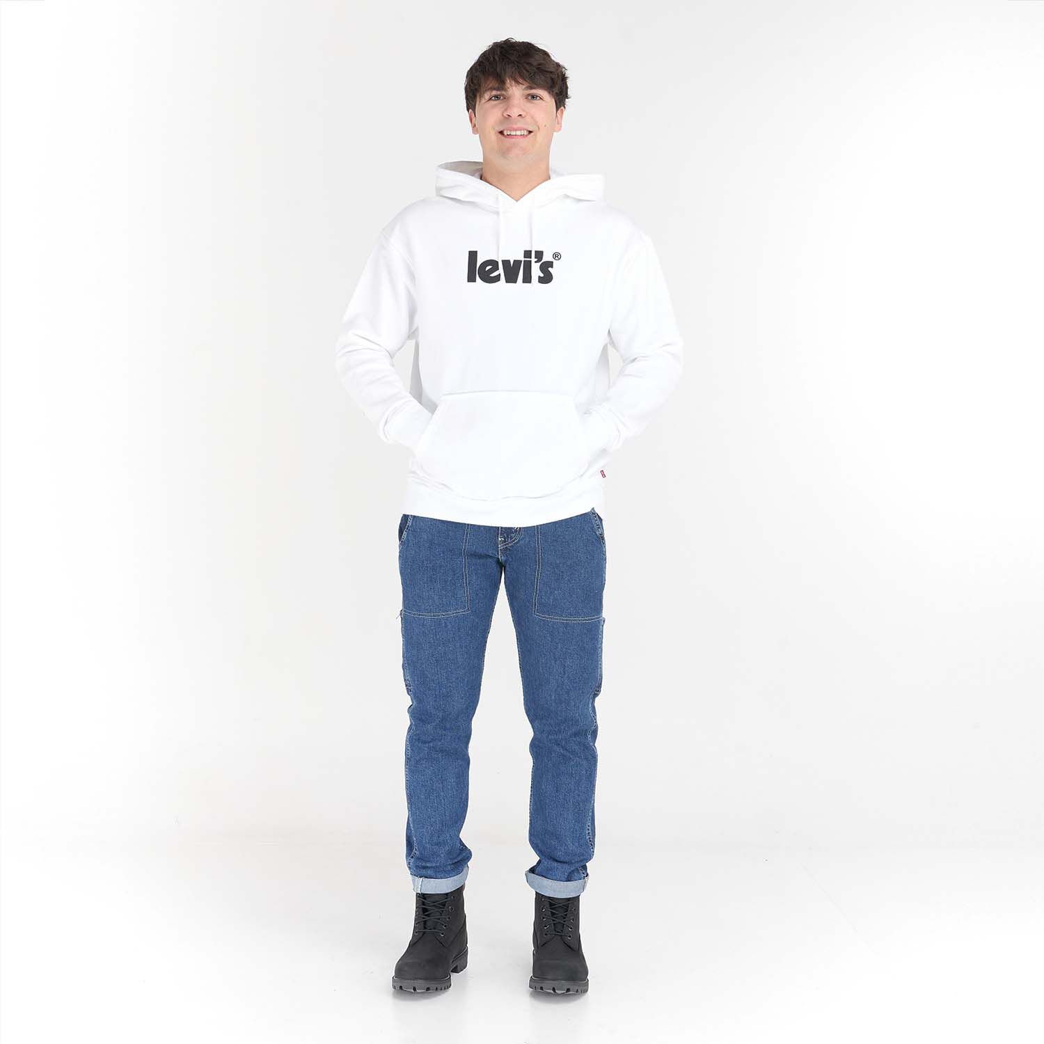 Felpa levi's bianca 2025 uomo