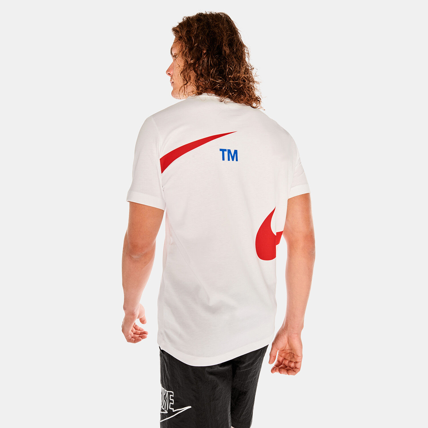 T shirt Nike Sportswear Statement Tee BIANCA ROSSA BLU UOMO AW LAB