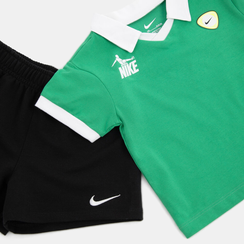 Completo Nike Sportswear Goal Mode neonati, verde/bianco/nero