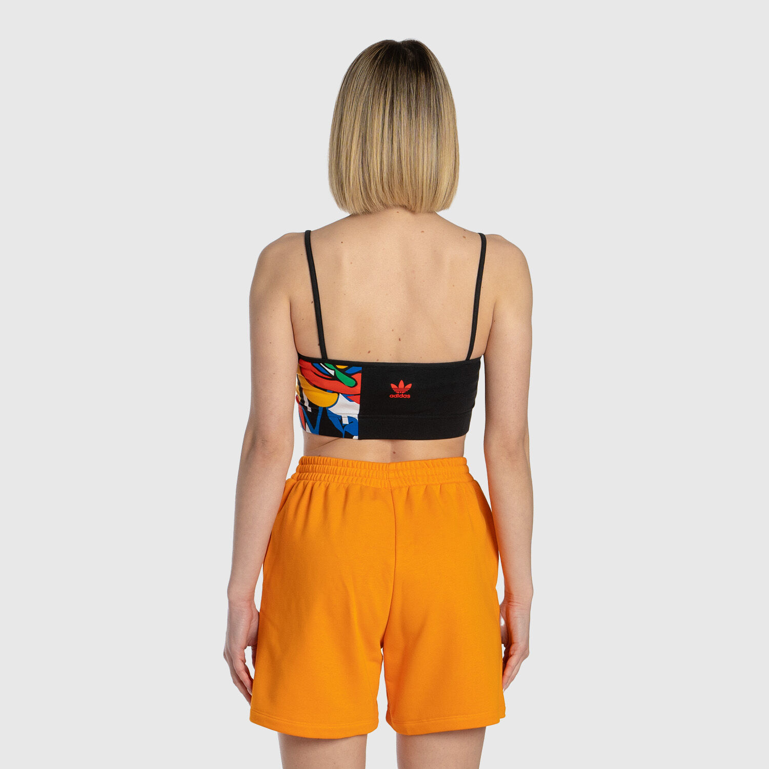 Top corto adidas nero new arrivals