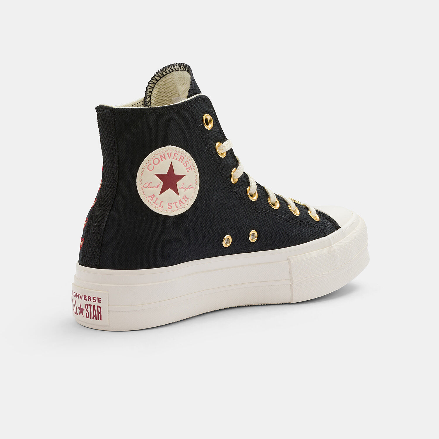 Converse rialzate bianche hotsell
