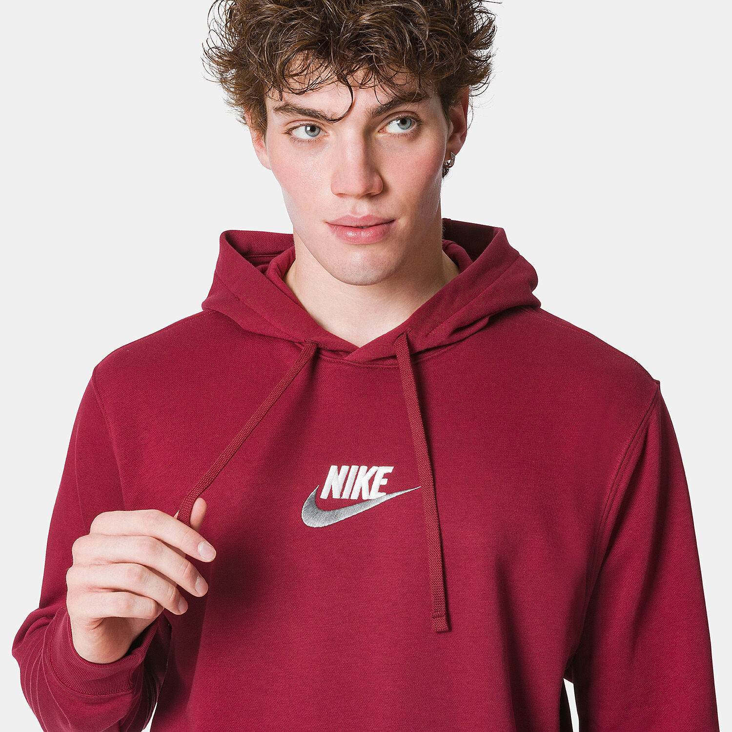 Nike felpa 2025 uomo rosse