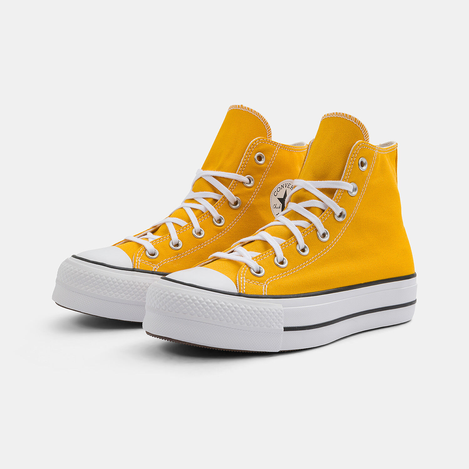 Converse gialle platform hotsell