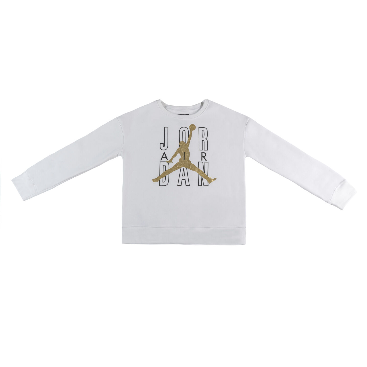 Jordan new arrivals felpa bianca