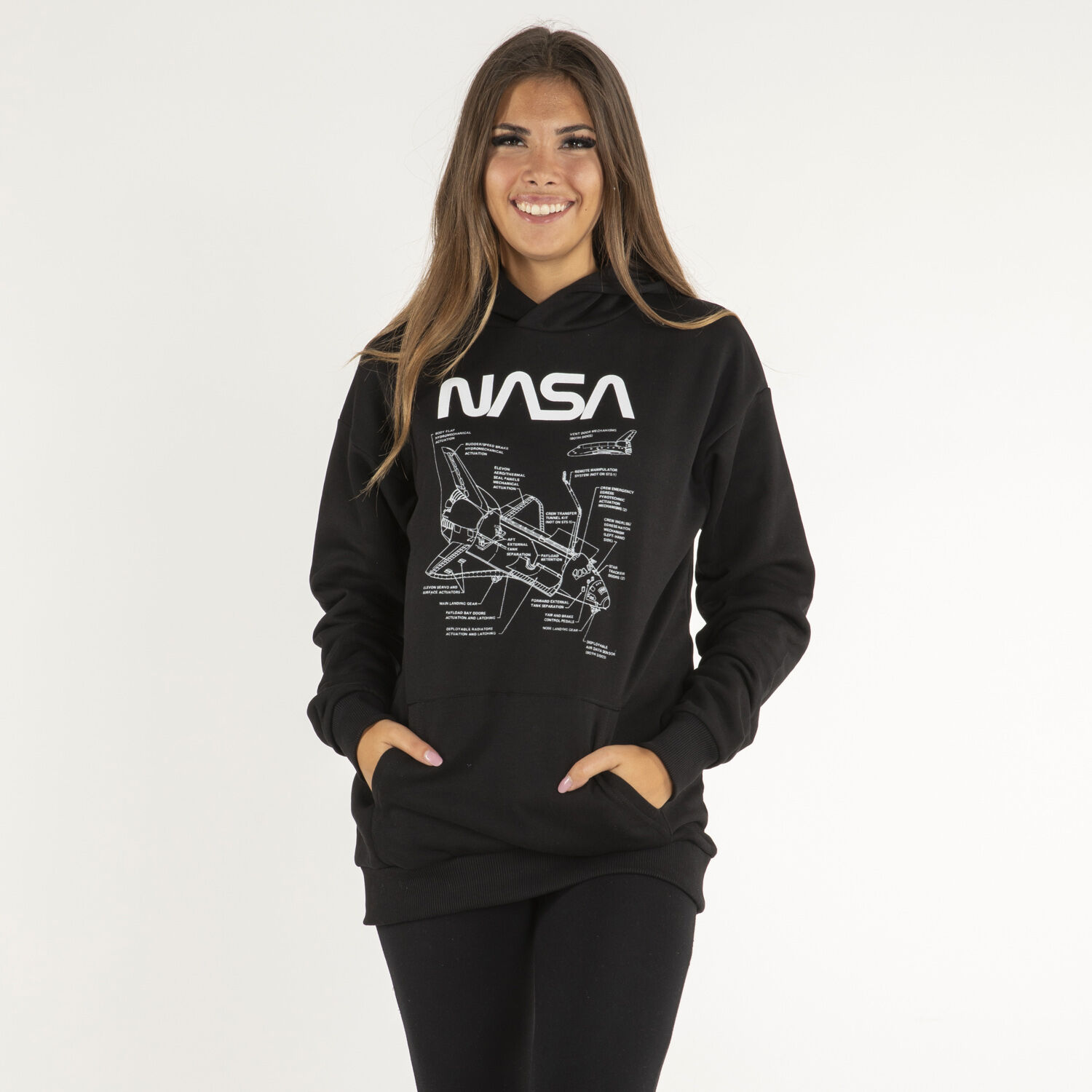 Nasa felpa bianca hotsell
